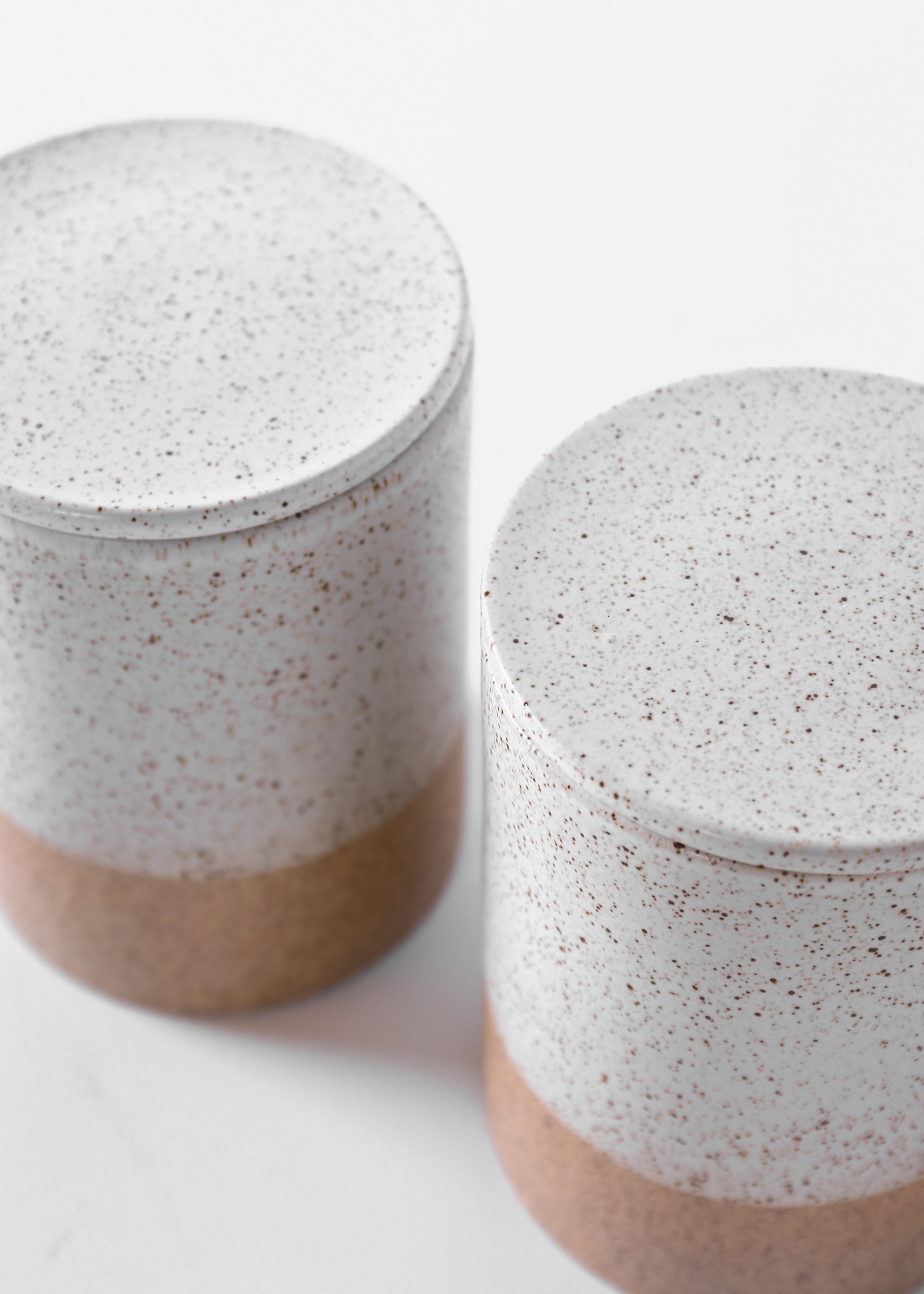 Garden To Table Canisters Set Of 2 / White