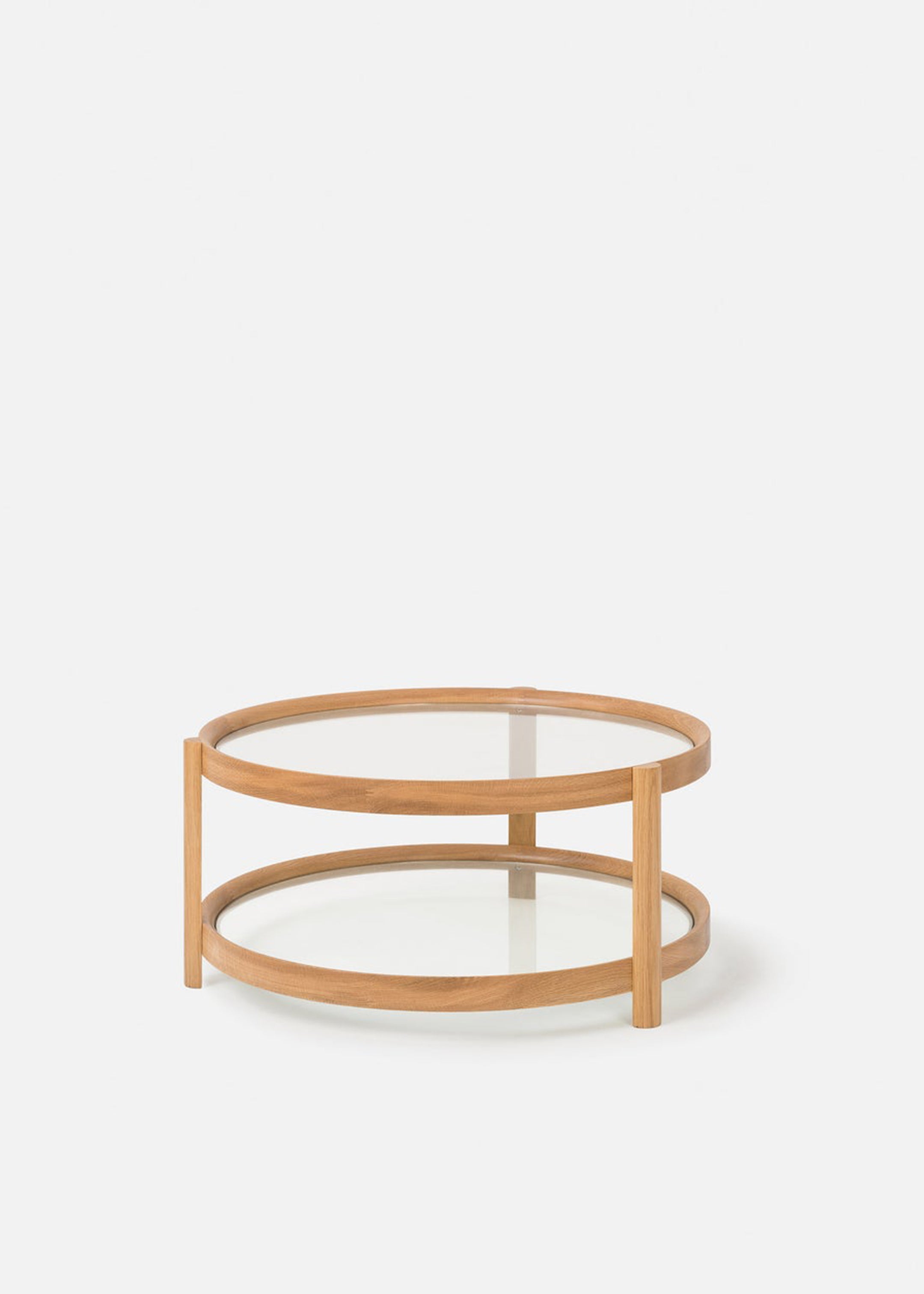 Column Coffee Table / Oak