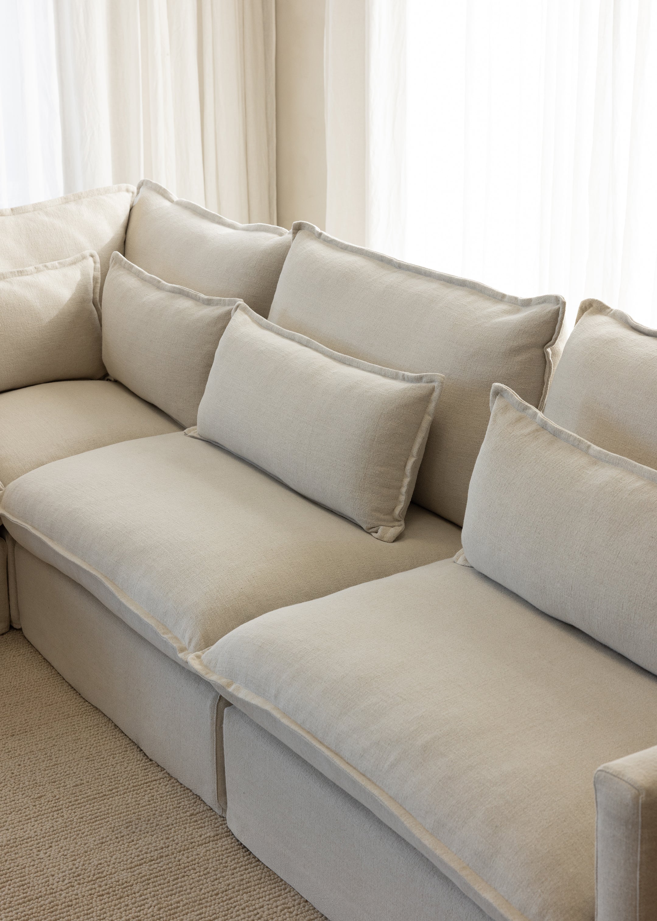 Benny Sectional Sofa / 4-Piece LAF