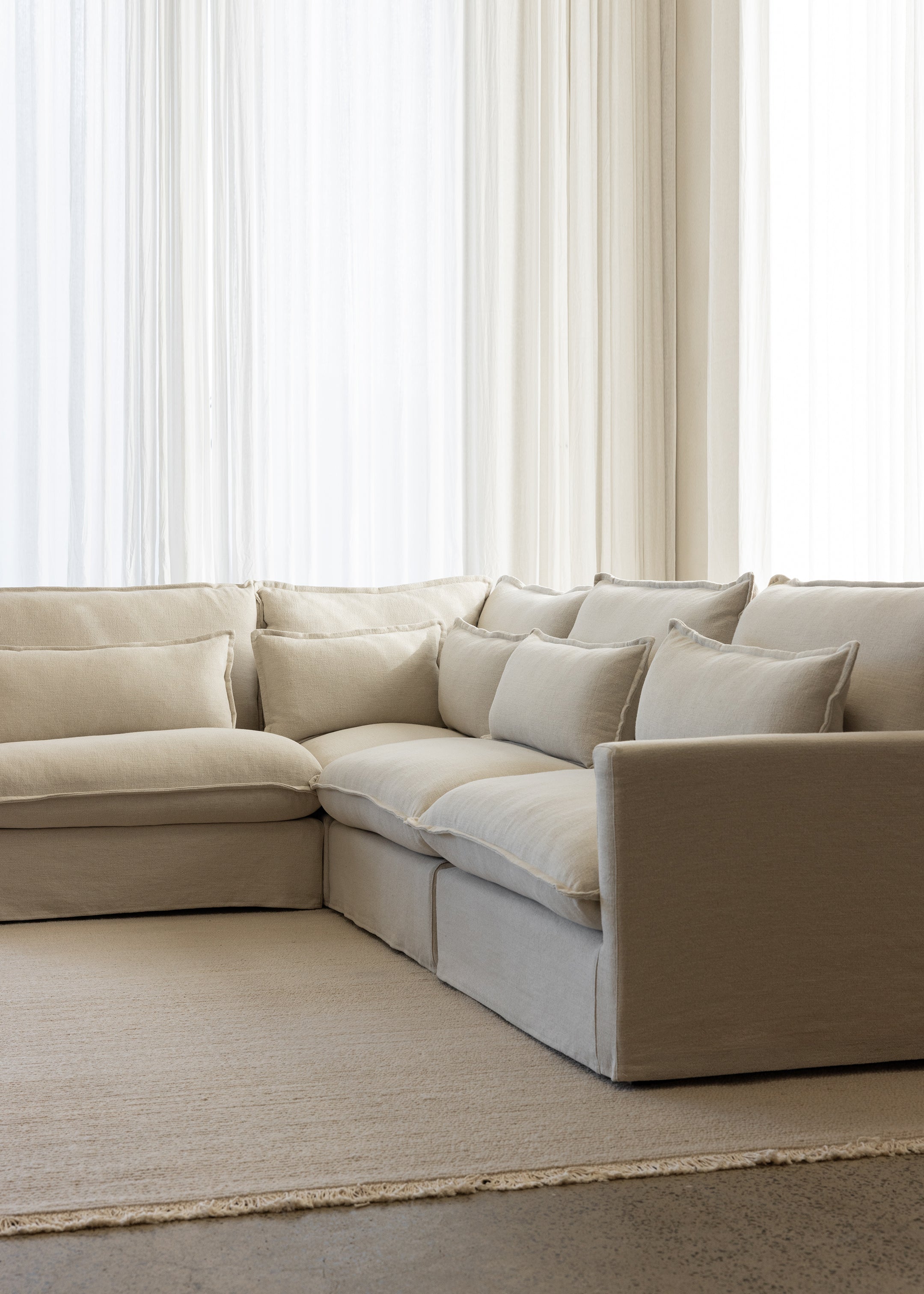 Benny Sectional Sofa / 4-Piece LAF
