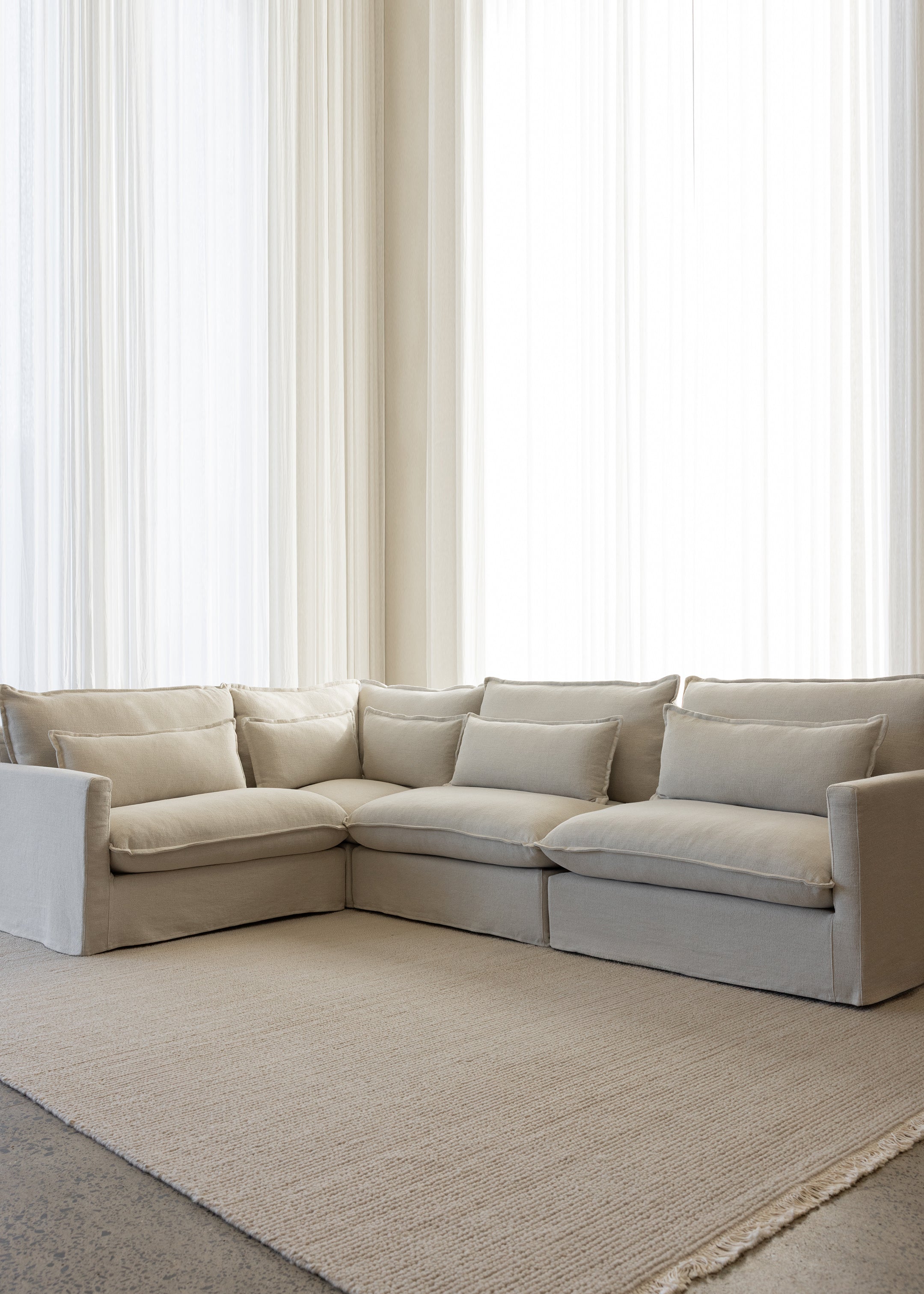 Benny Sectional Sofa / 4-Piece LAF