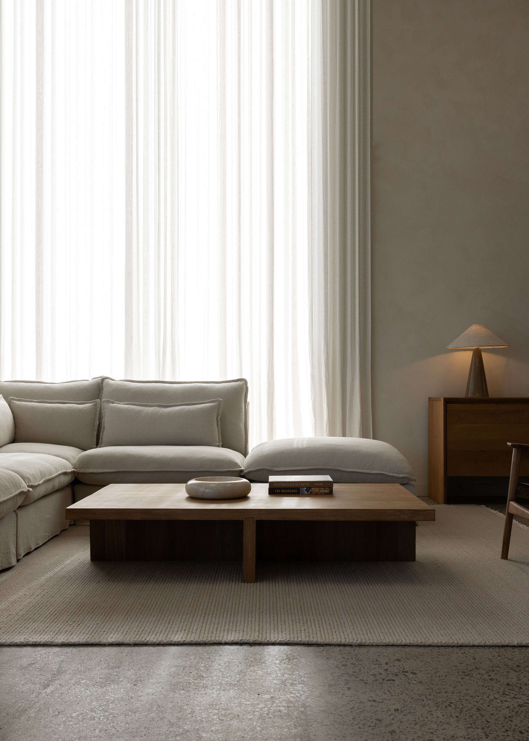 Benny Sectional Sofa / 5-Piece Ottoman
