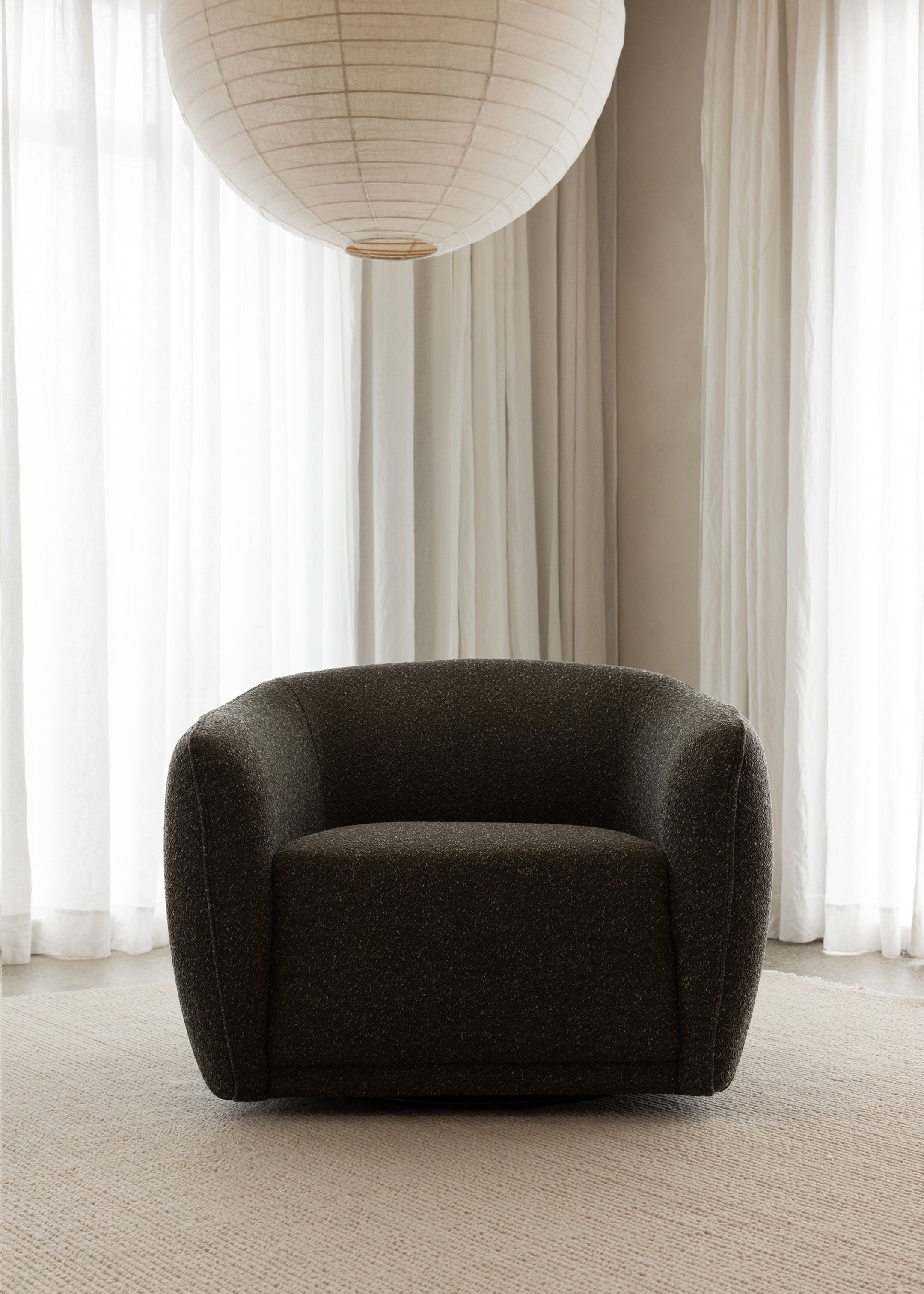 Blake Swivel Armchair / Moss