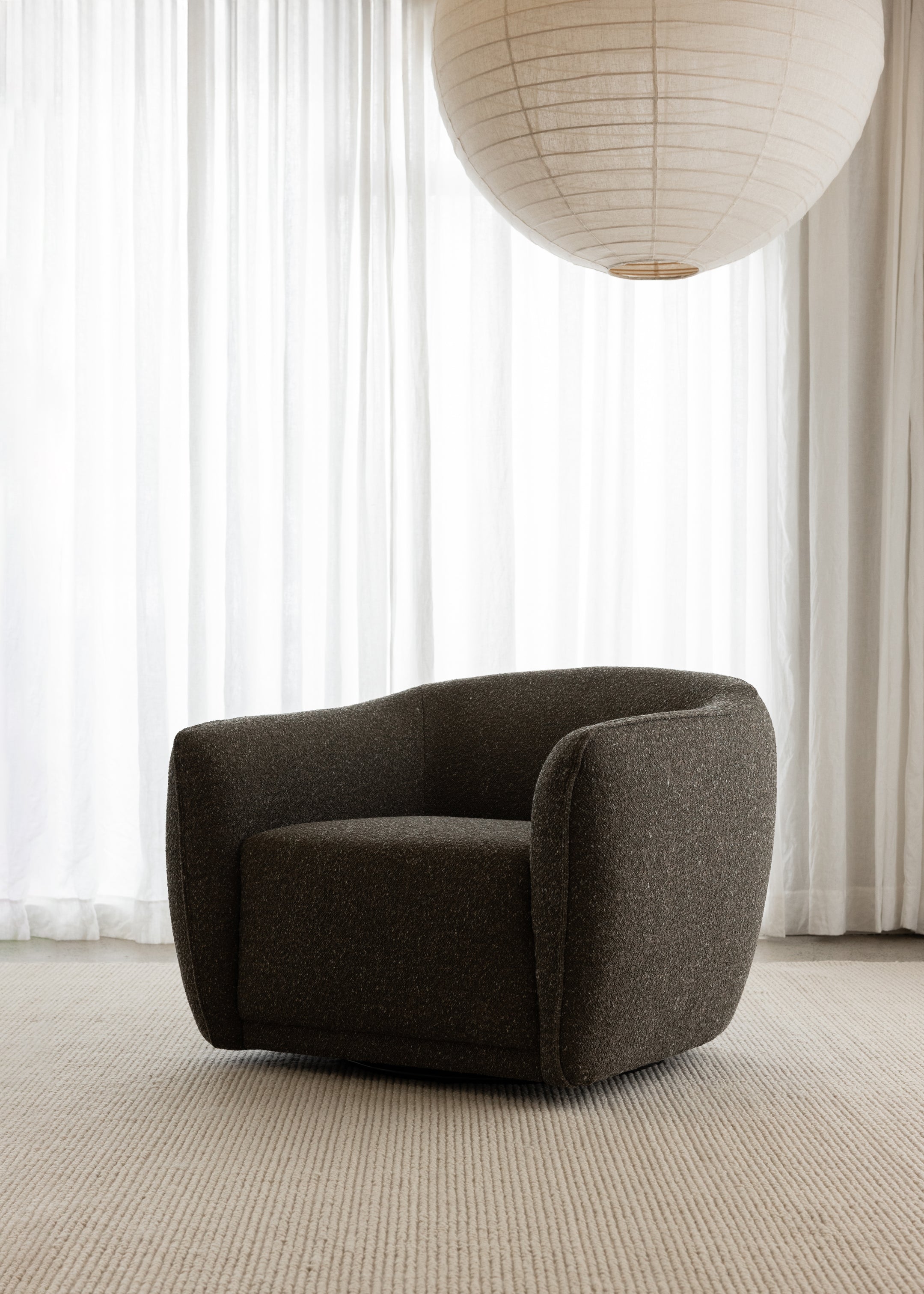 Blake Swivel Armchair / Moss