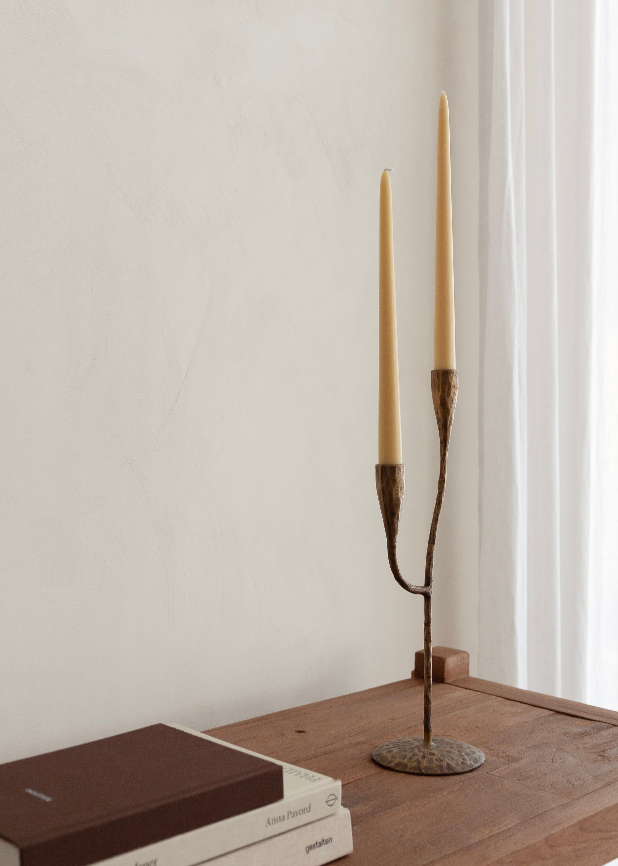 Tapered Candle Set of 3 / Gold