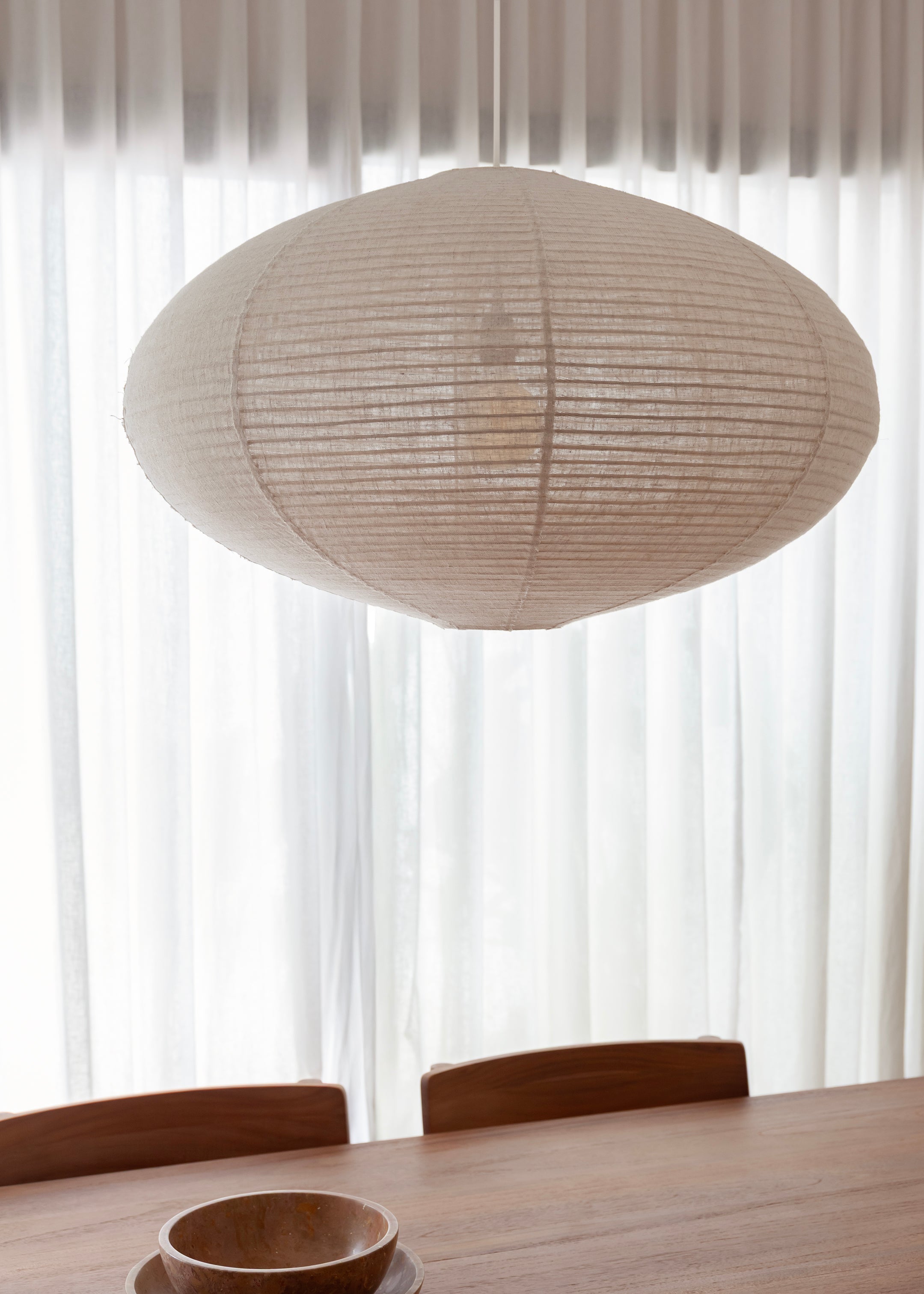 Celia Linen Lantern / Natural