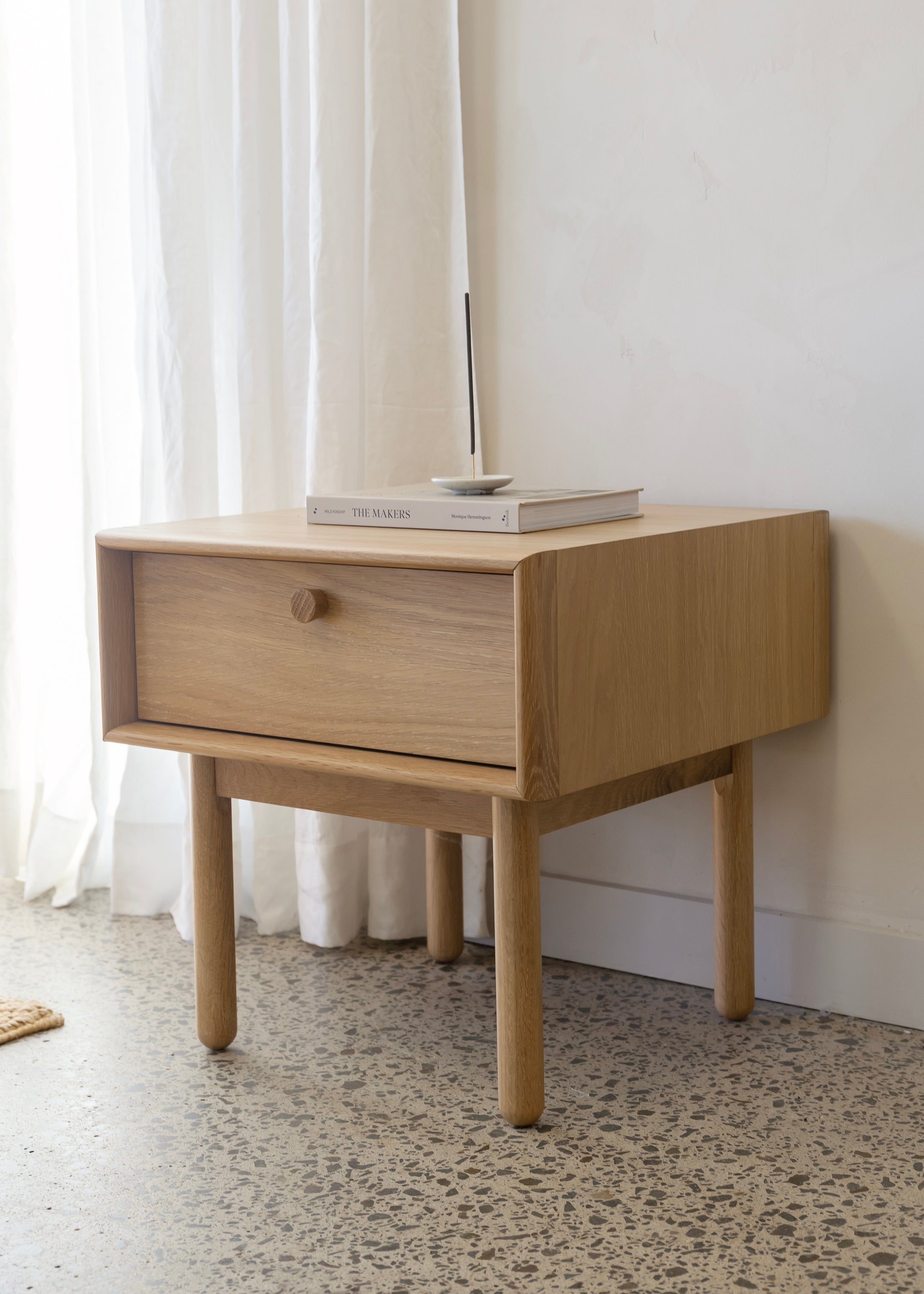 Copenhagen Bedside Table / Oak