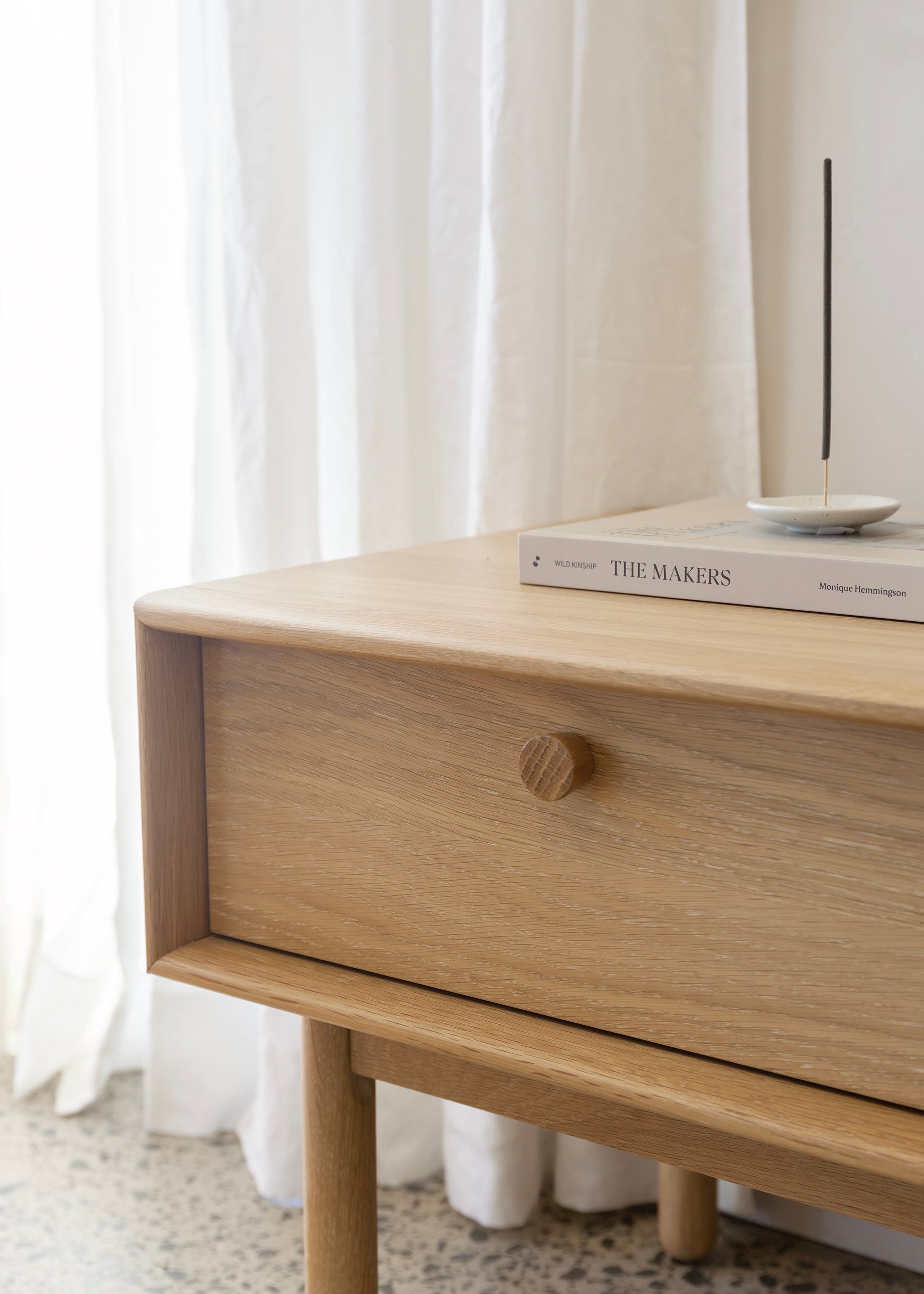 Copenhagen Bedside Table / Oak