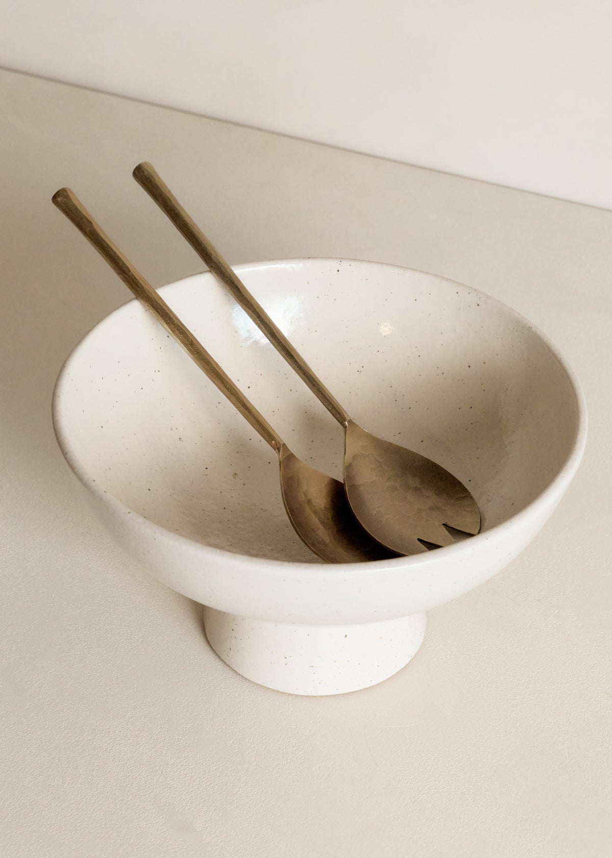 Cone Handle Salad Servers / Pair