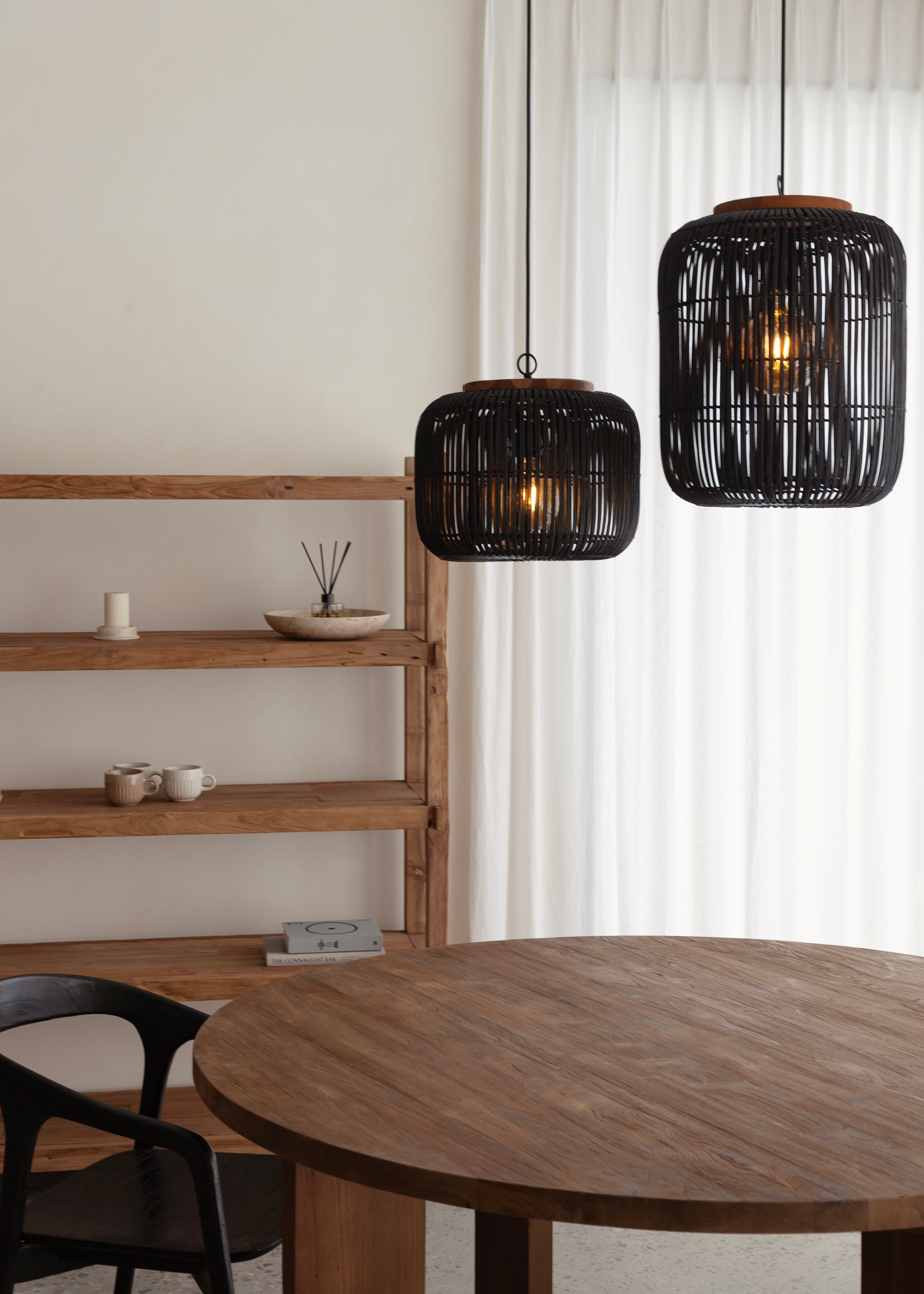 Ebba Pendant / Black