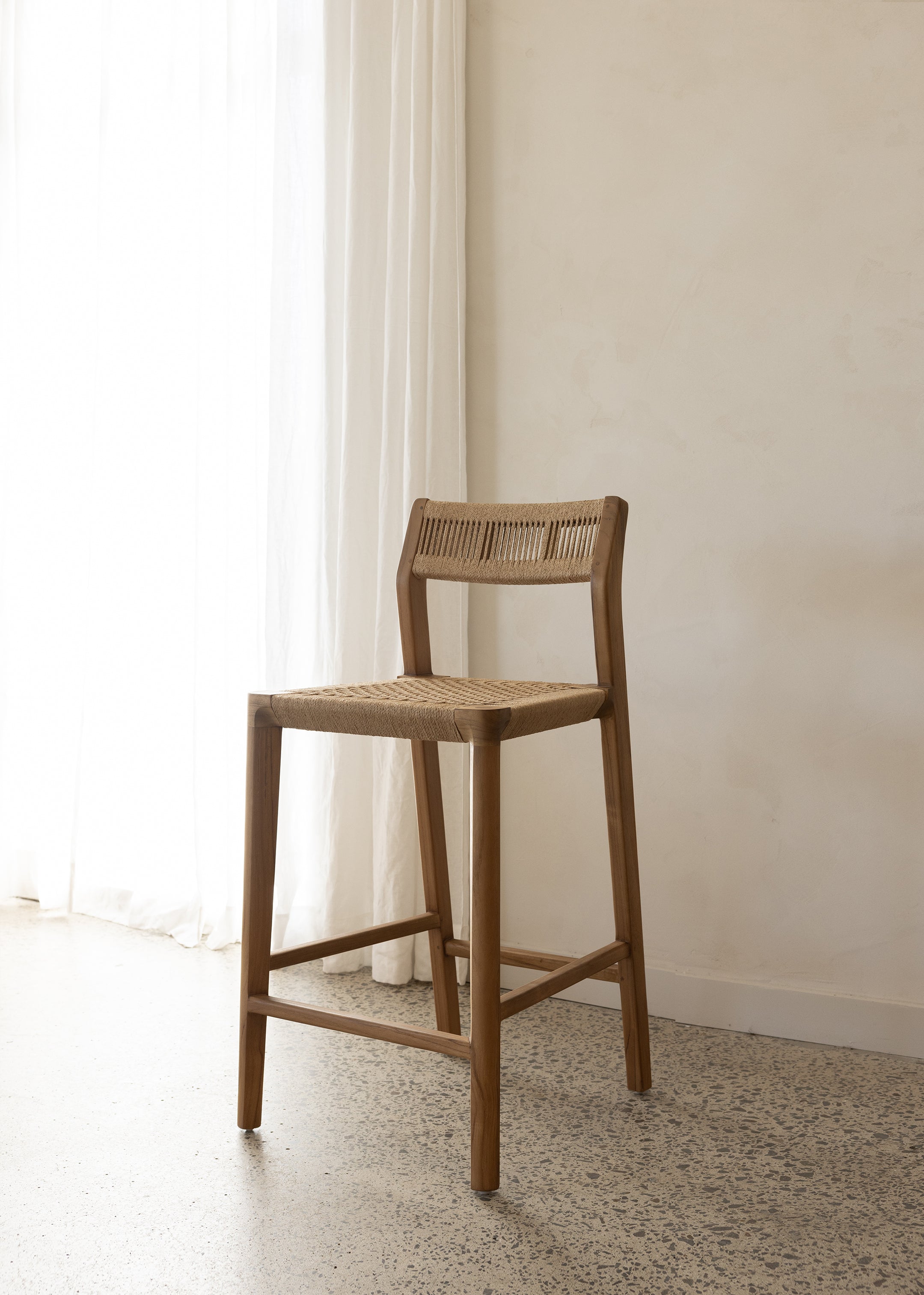 Glide Luxe Stool / Natural Loom