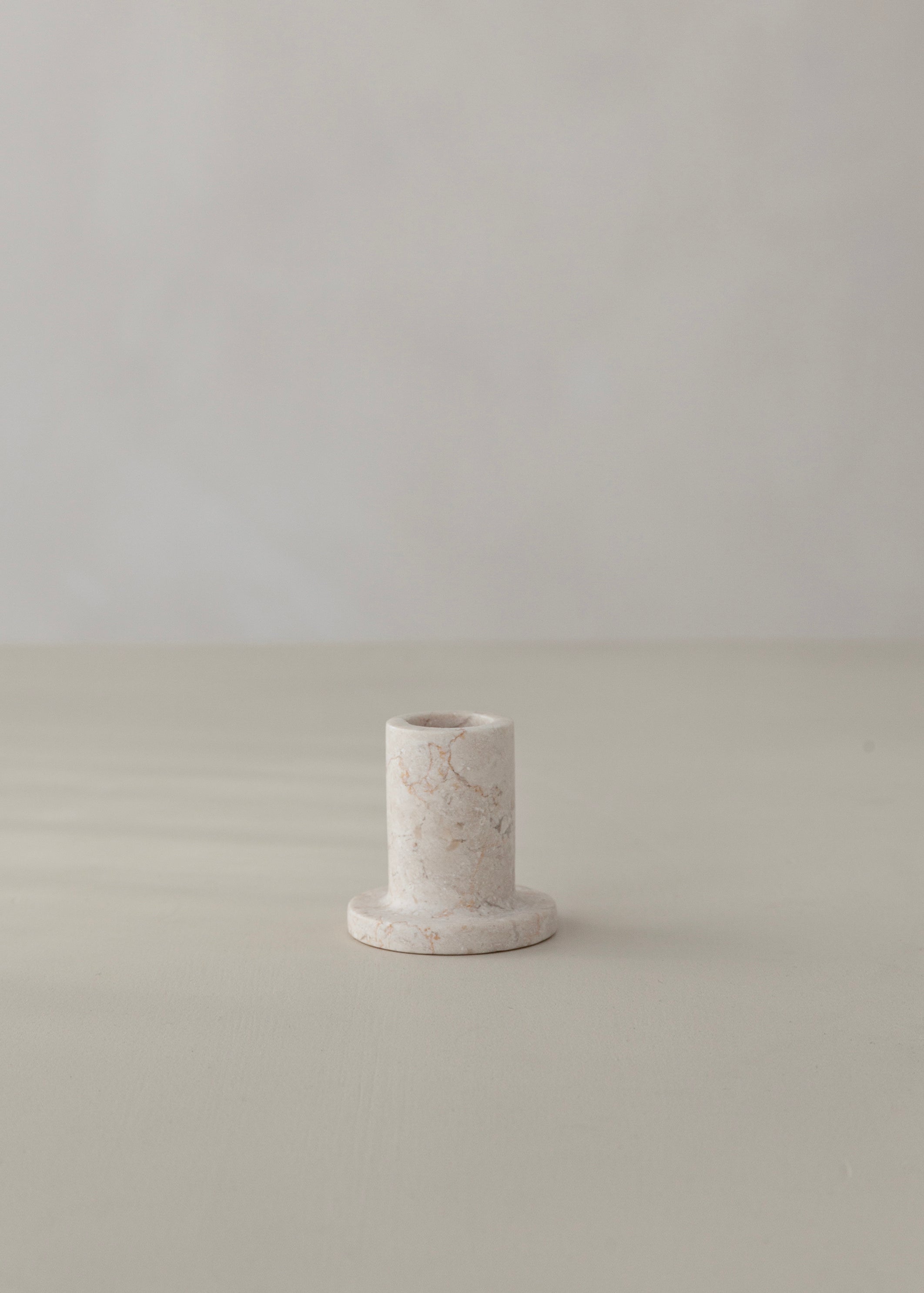 Haru Marble Candle Holder / Cream