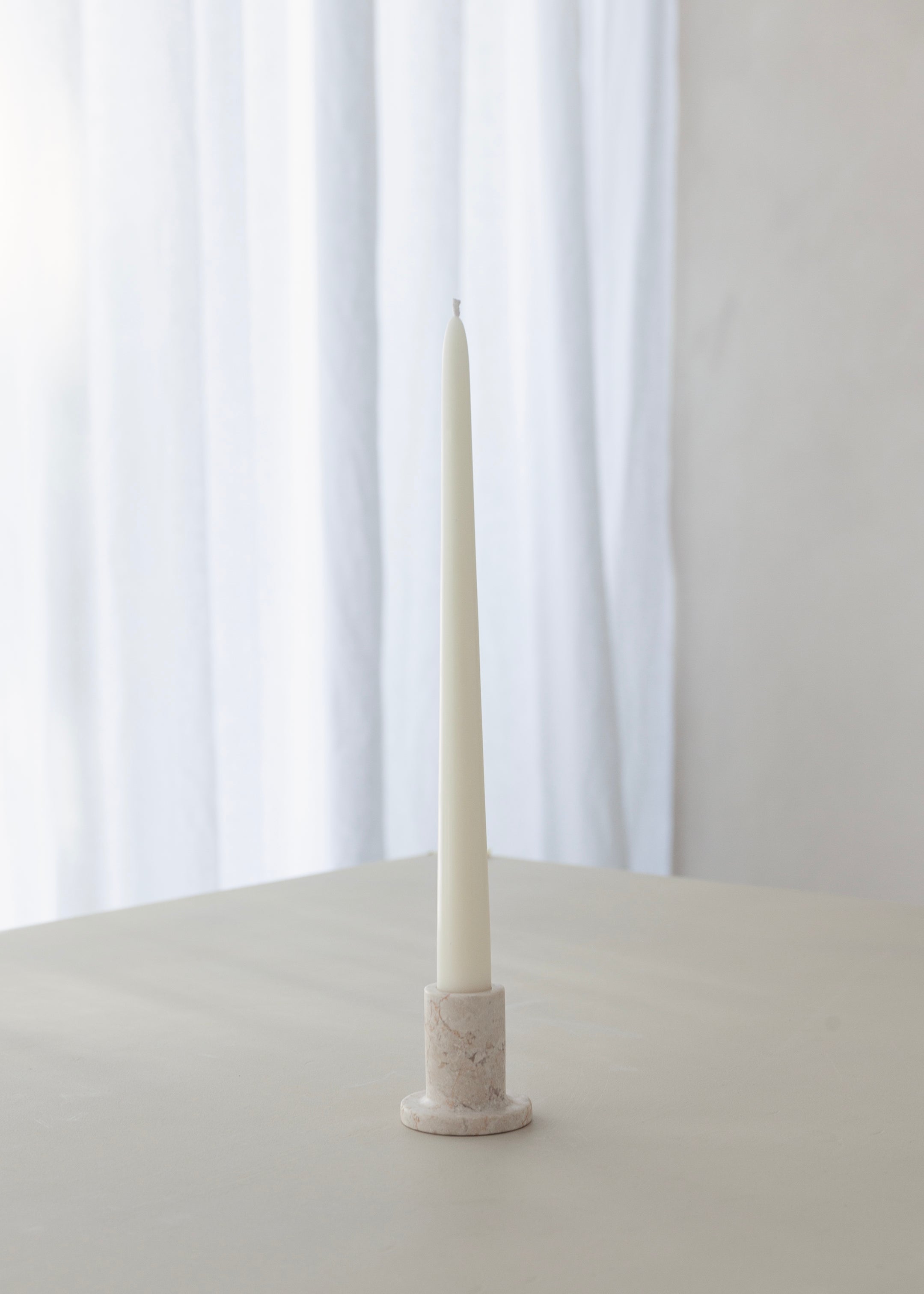 Haru Marble Candle Holder / Cream