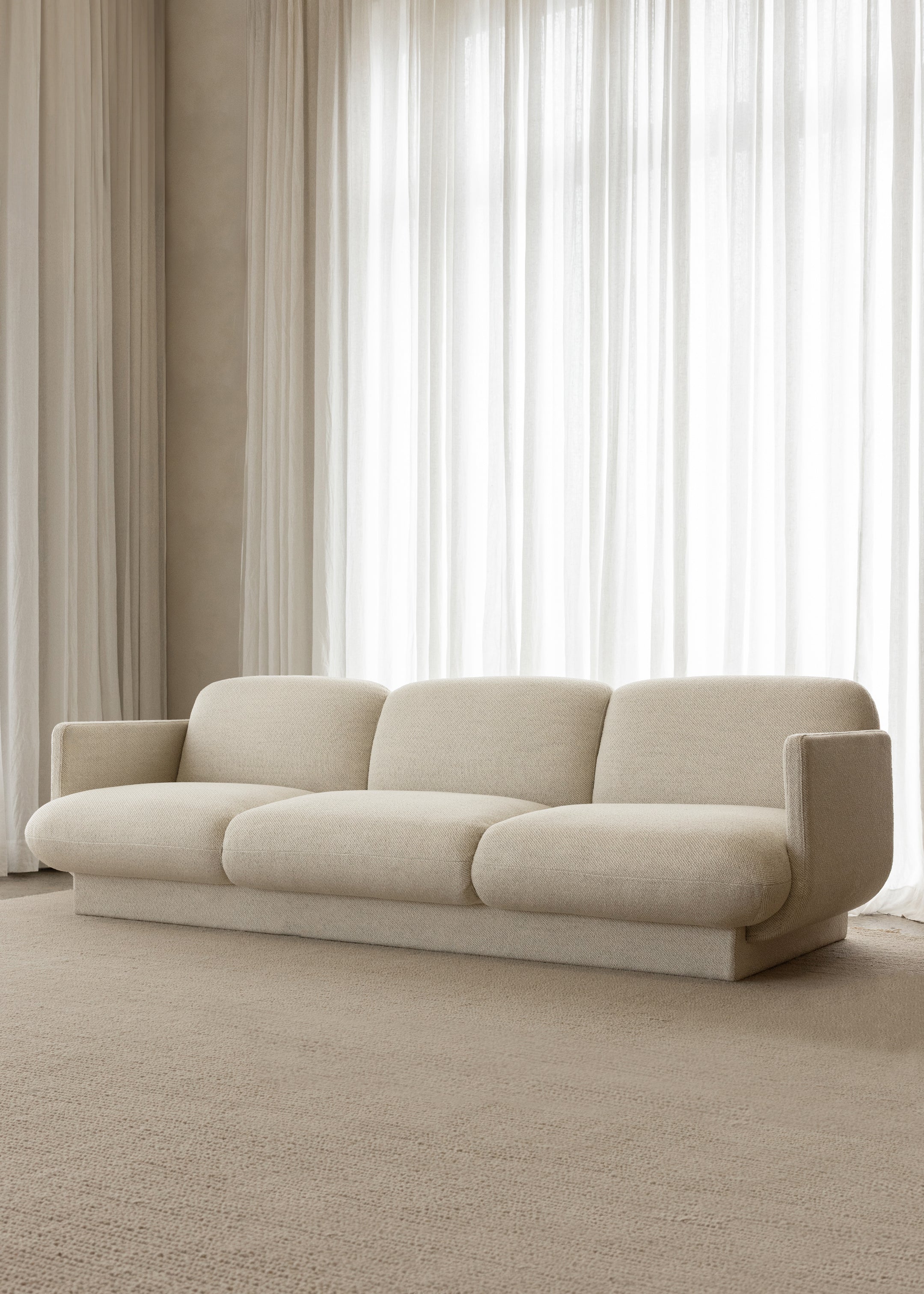 Ivy 3 Seater Sofa / Natural