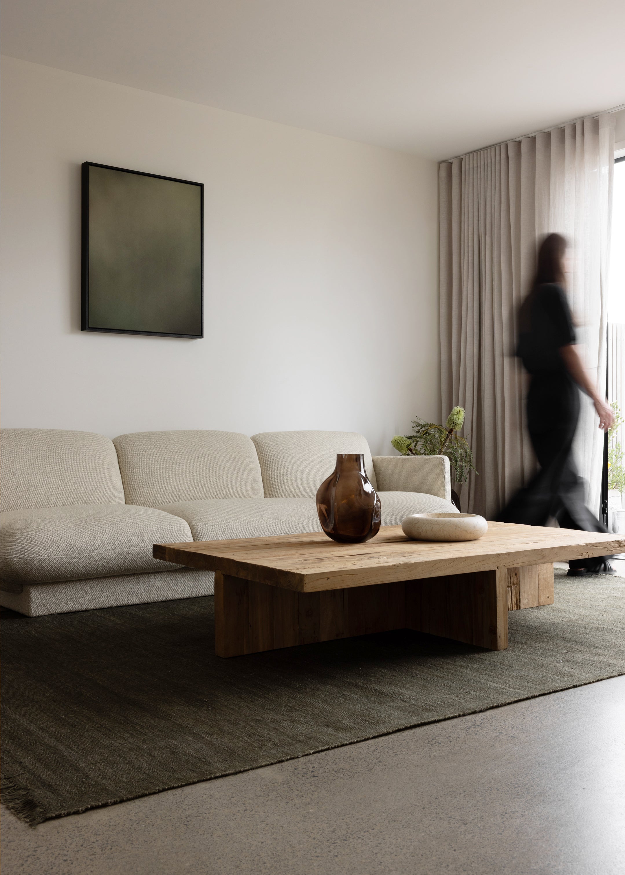 Ivy 3 Seater Sofa / Natural