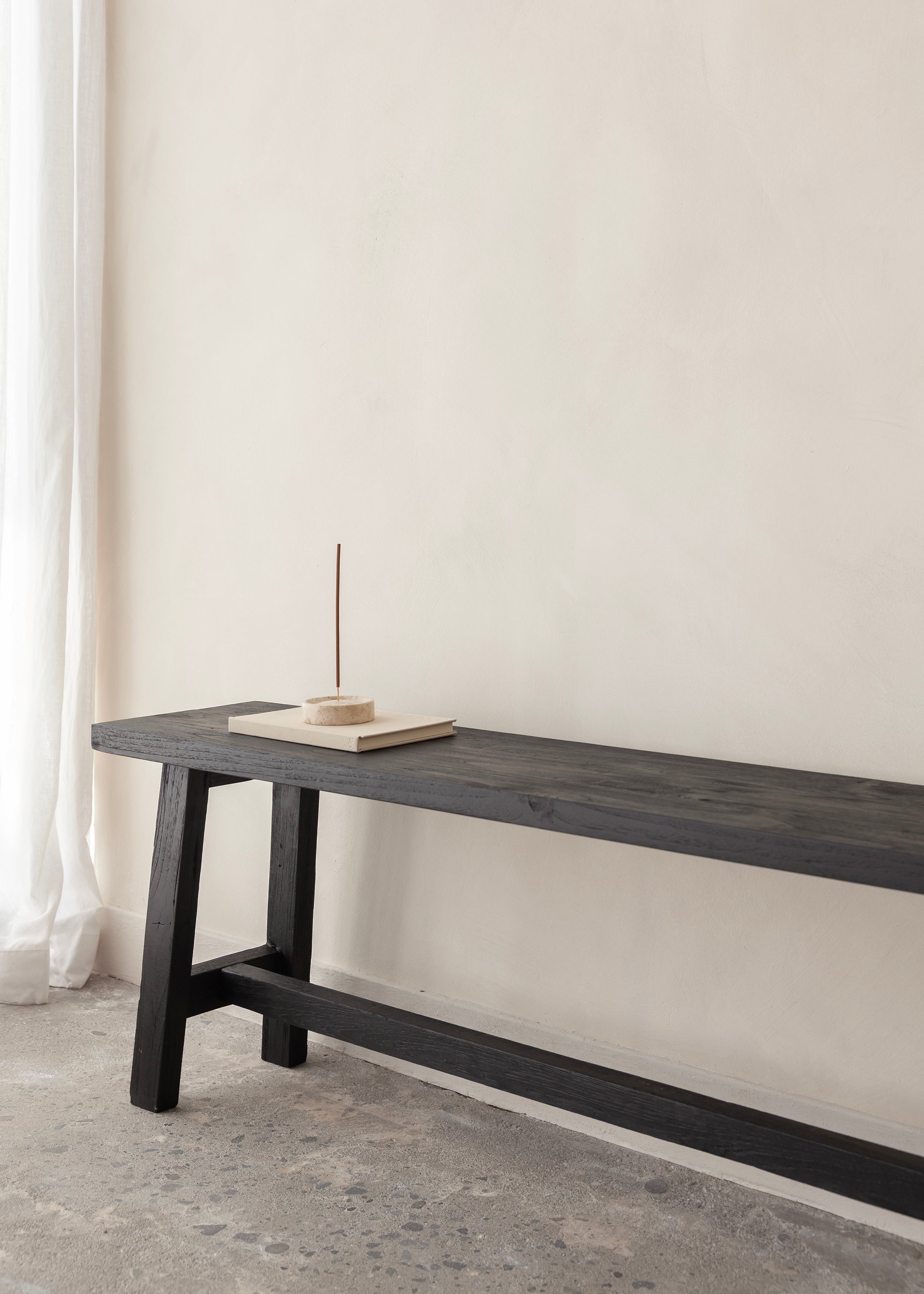Jordy Teak Bench / Black