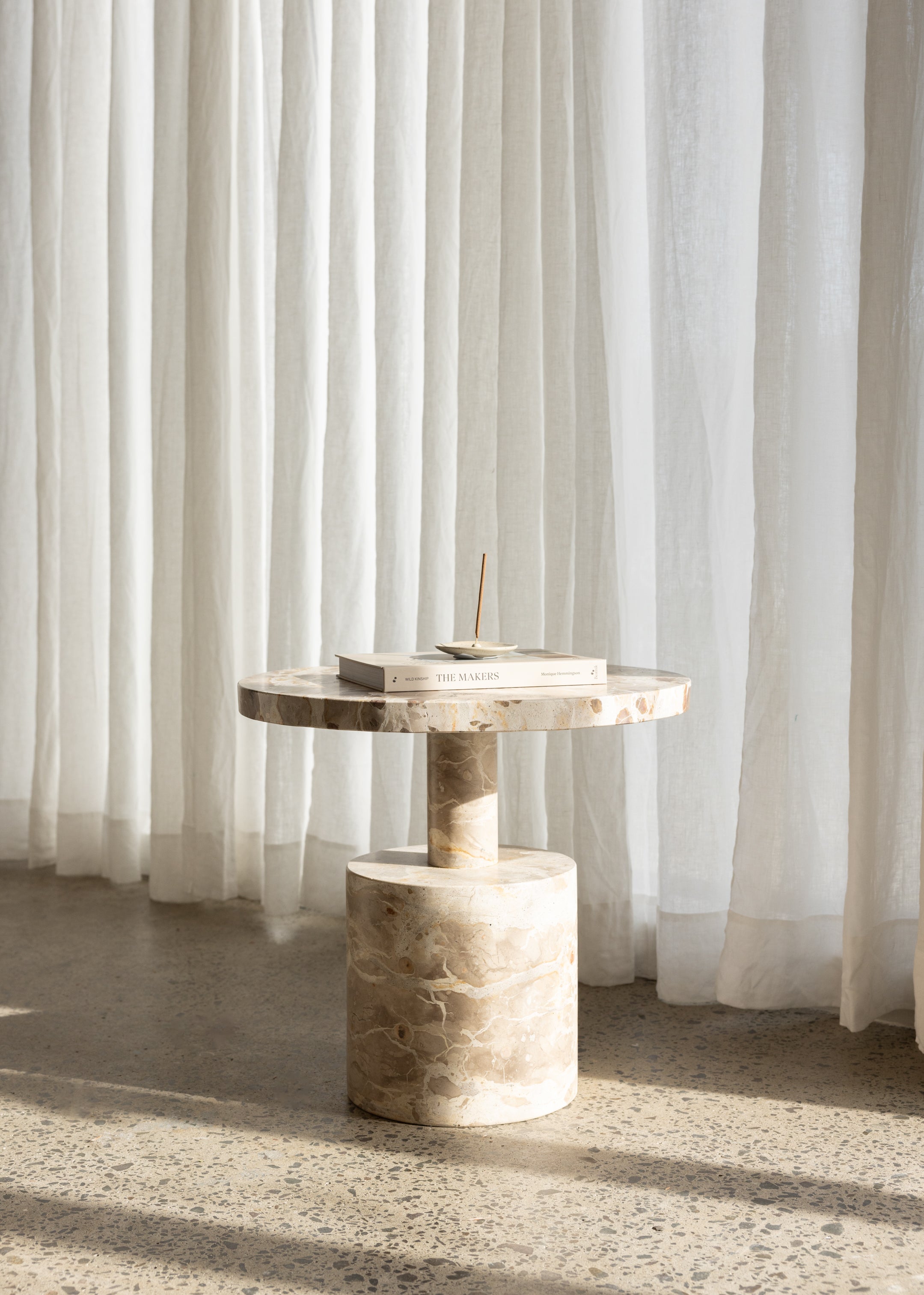 Boracay Side Table / Beige