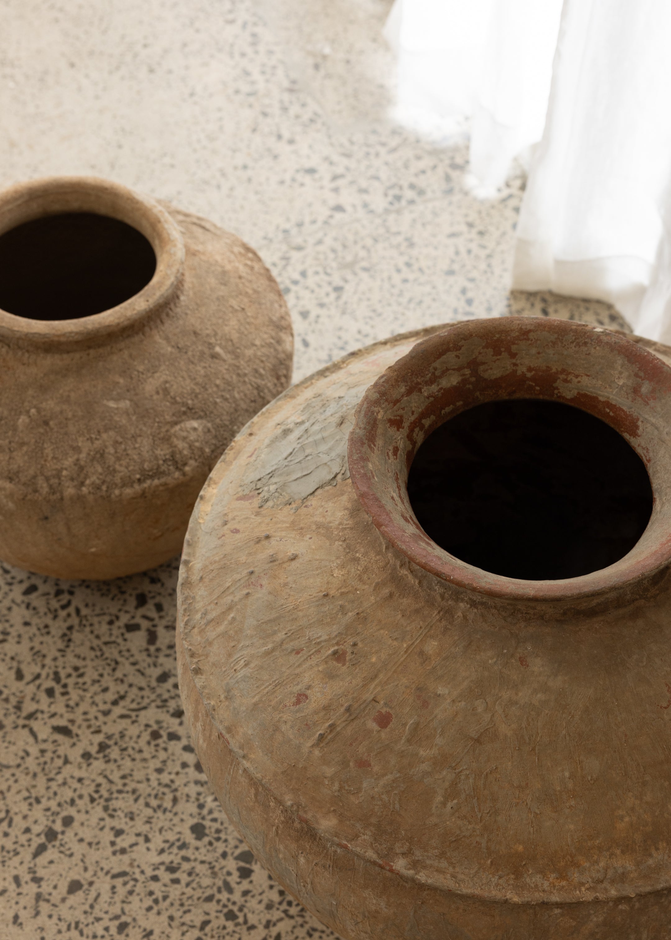 Antique Terracotta Water Pot / Medium