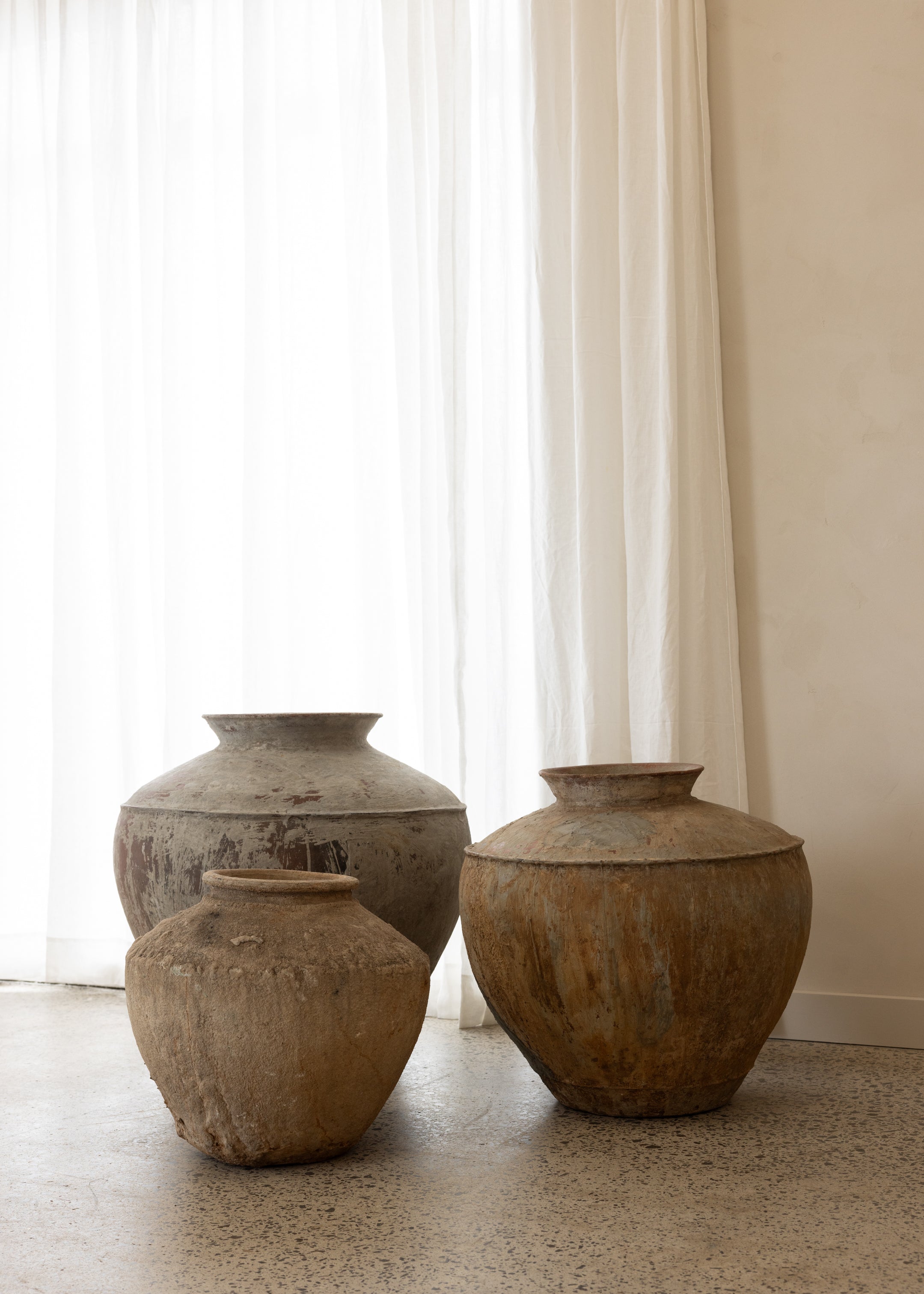 Antique Terracotta Water Pot / Medium