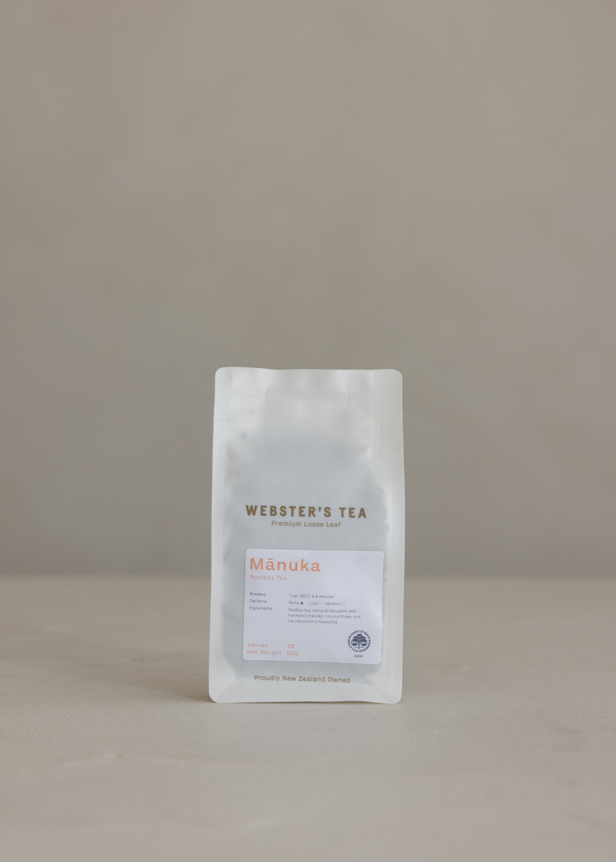 Webster's Tea / Mānuka