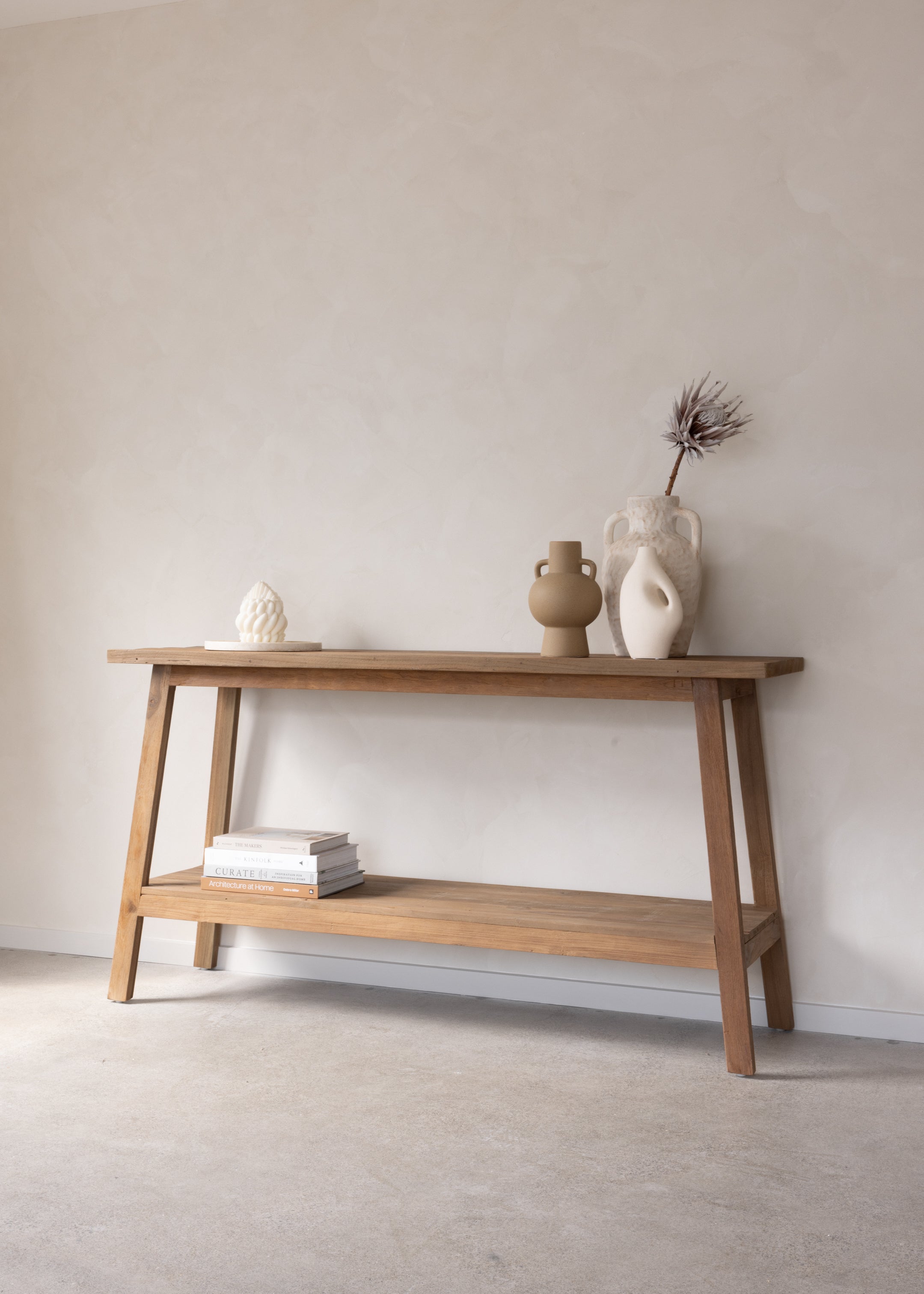 Sara Teak Console / Dark Teak