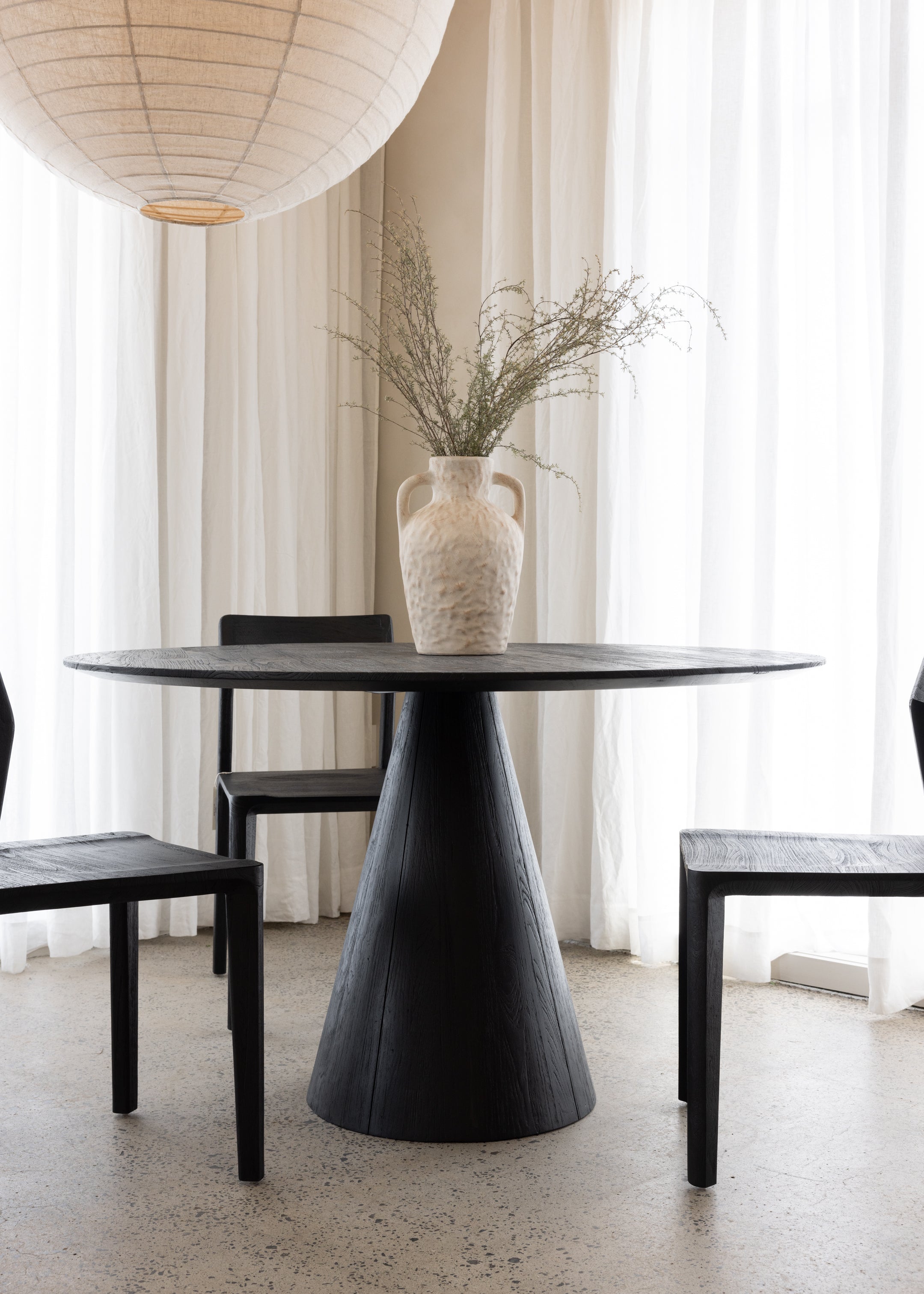 Tiram Dining Table 160 /Black