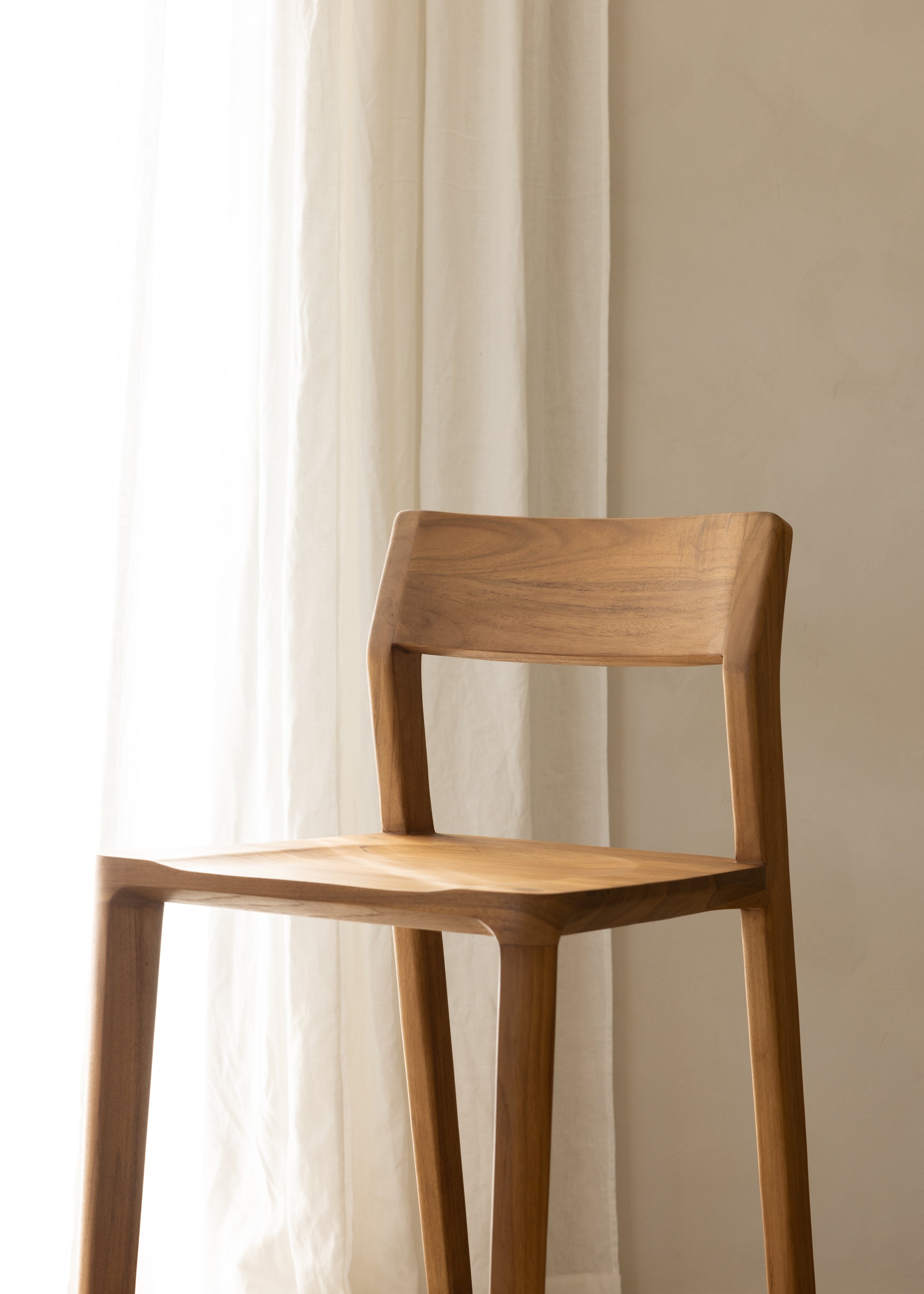 Glide Luxe Bar Stool / Natural