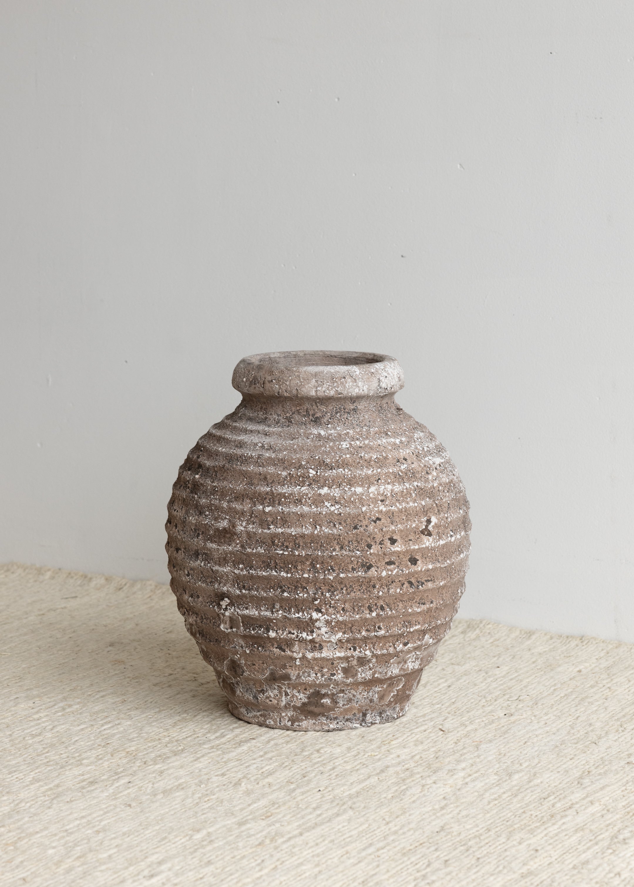 Rustic Ribbed Vase
