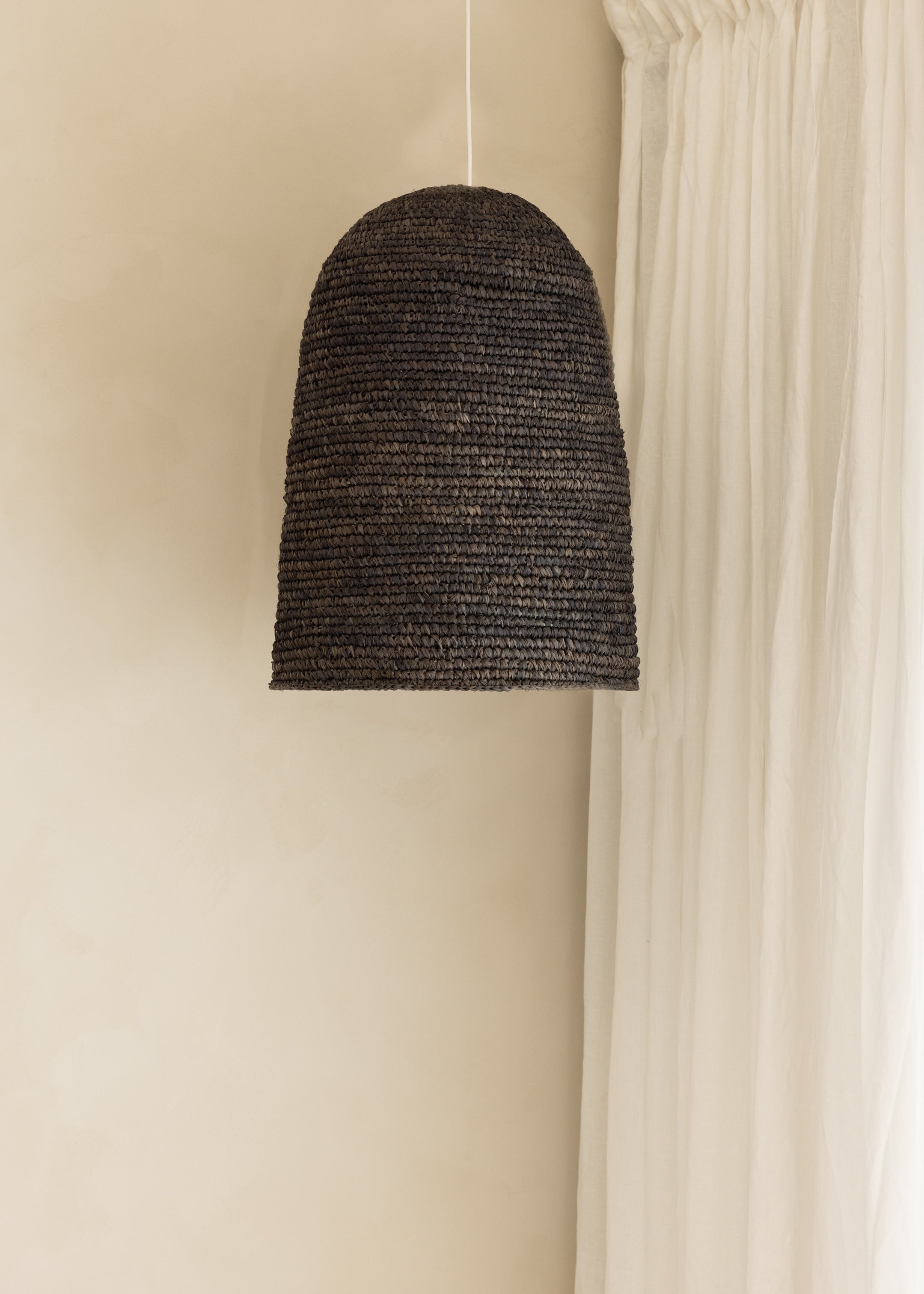 Sisal Pendant / Charcoal