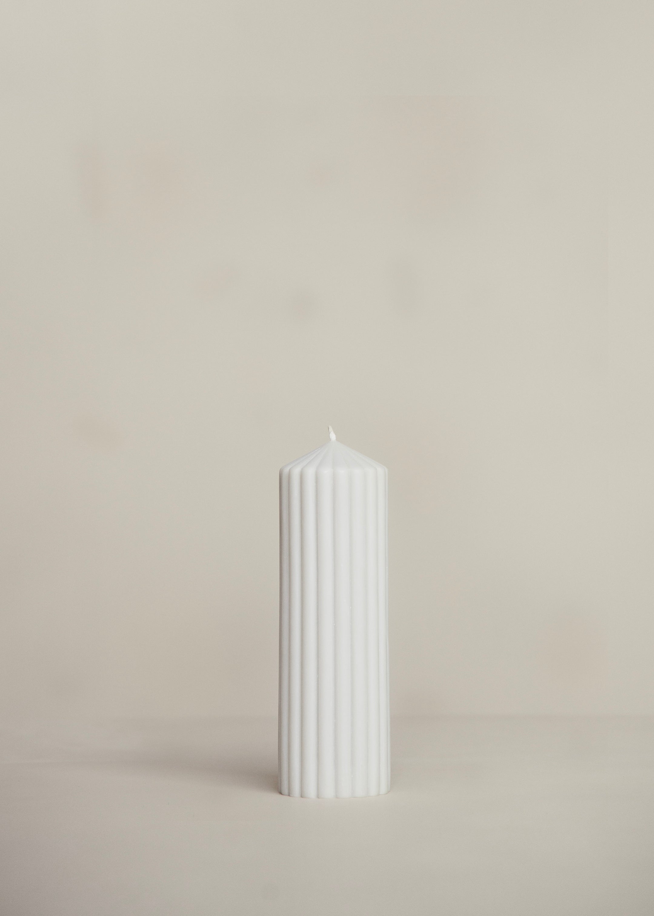 Cirque Pillar Candle / Cool Grey