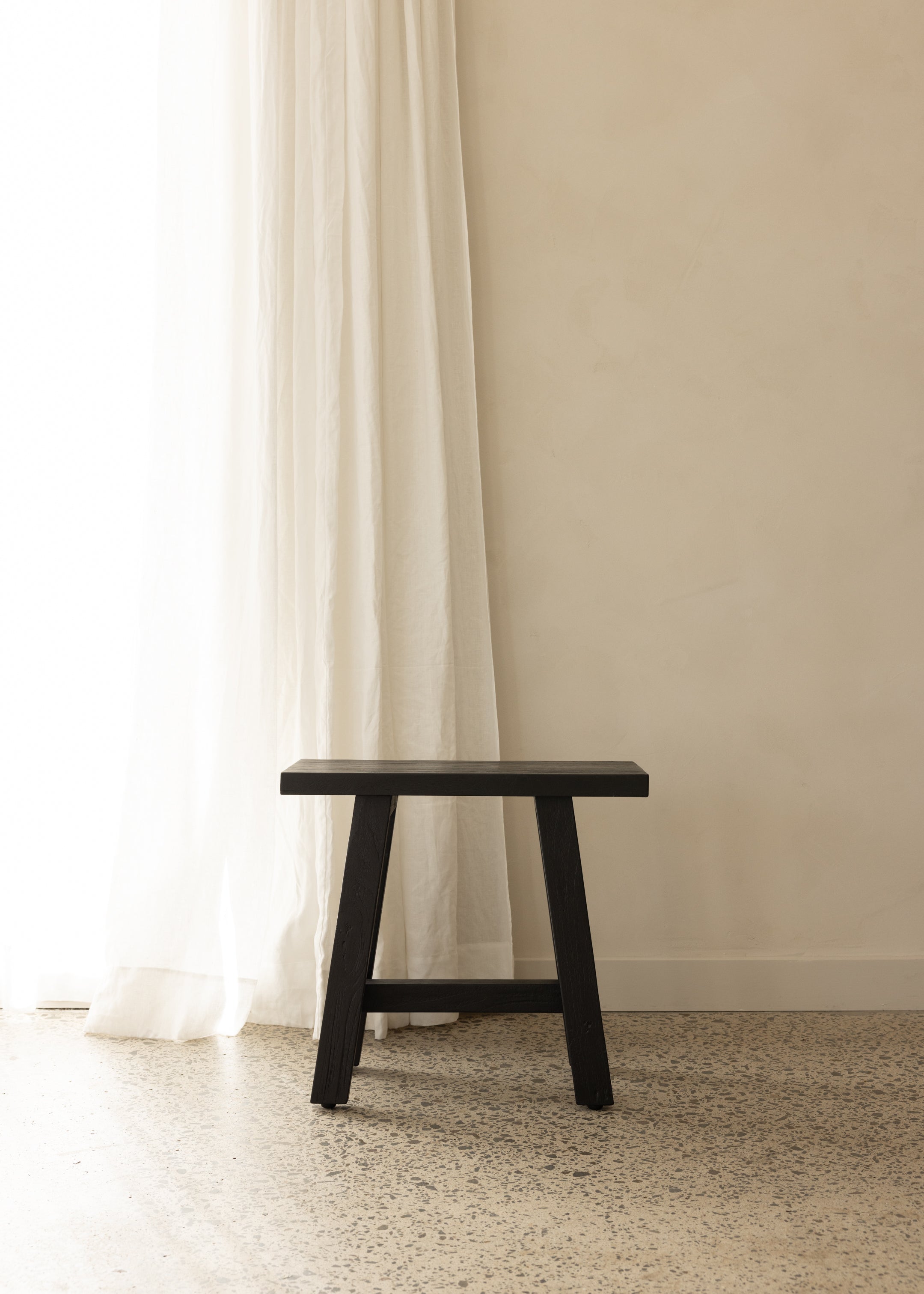 Jordy Teak Bench / Black