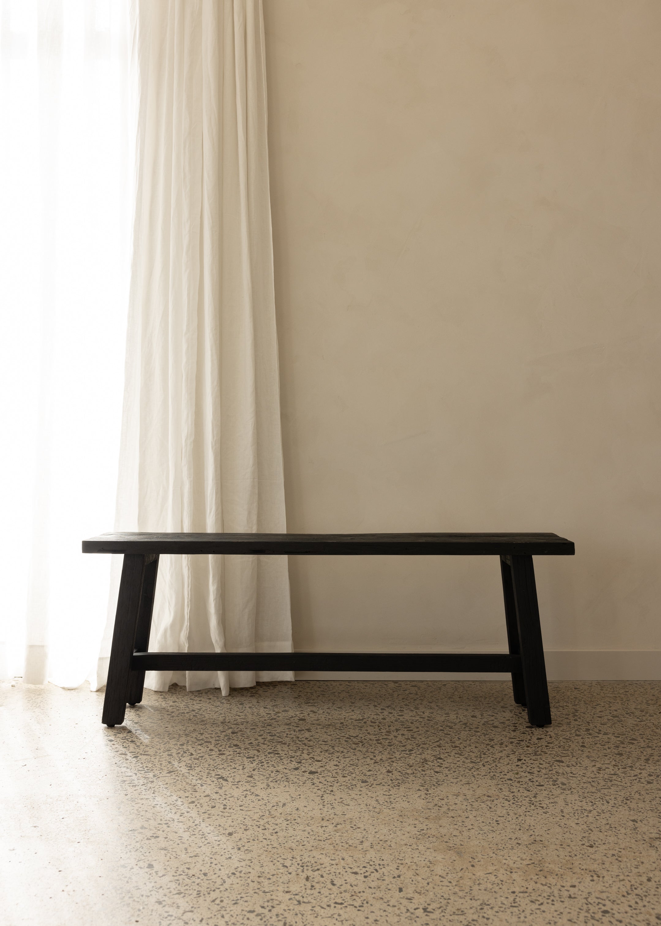 Jordy Teak Bench / Black