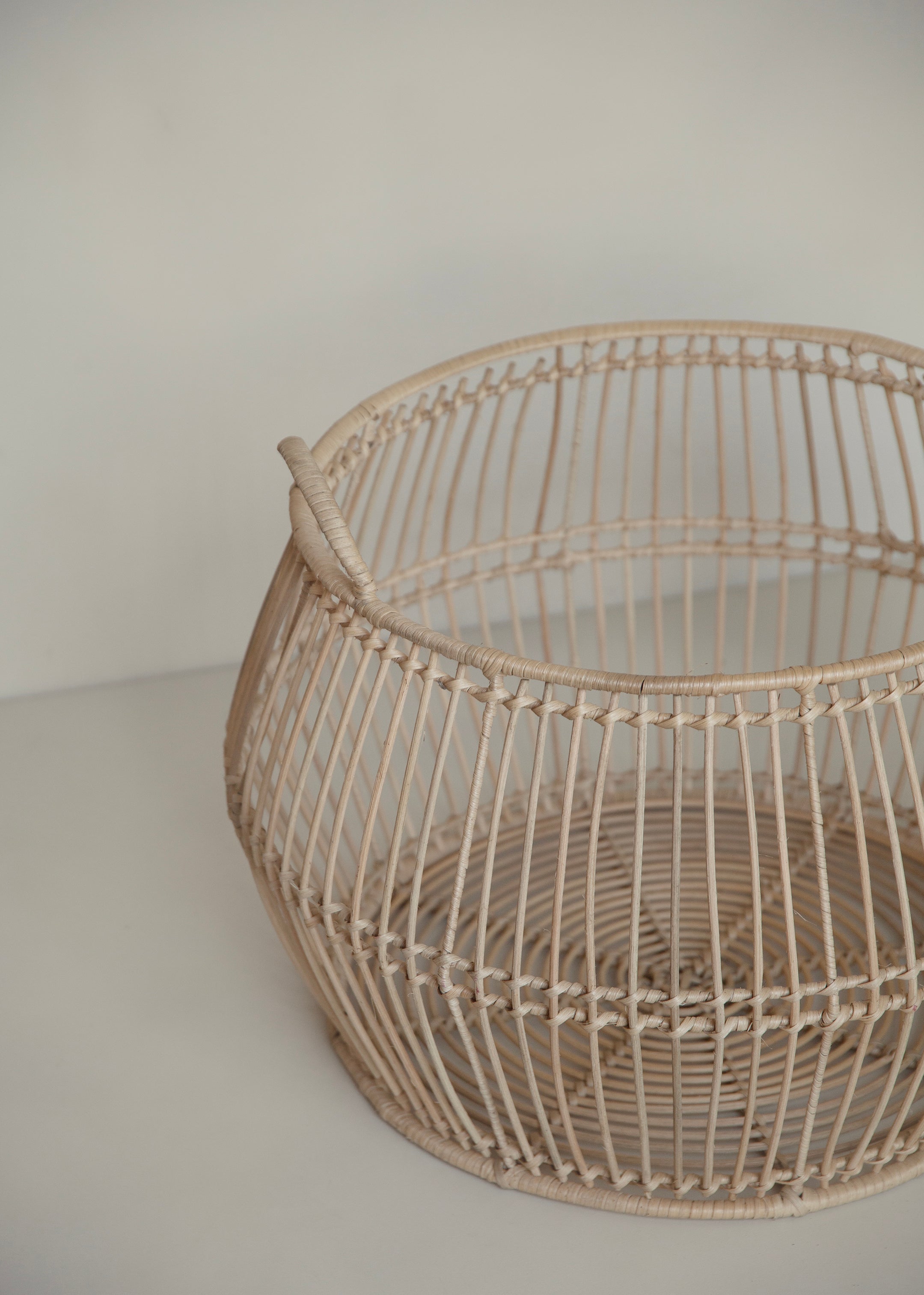 Rattan Basket Diamond / Natural