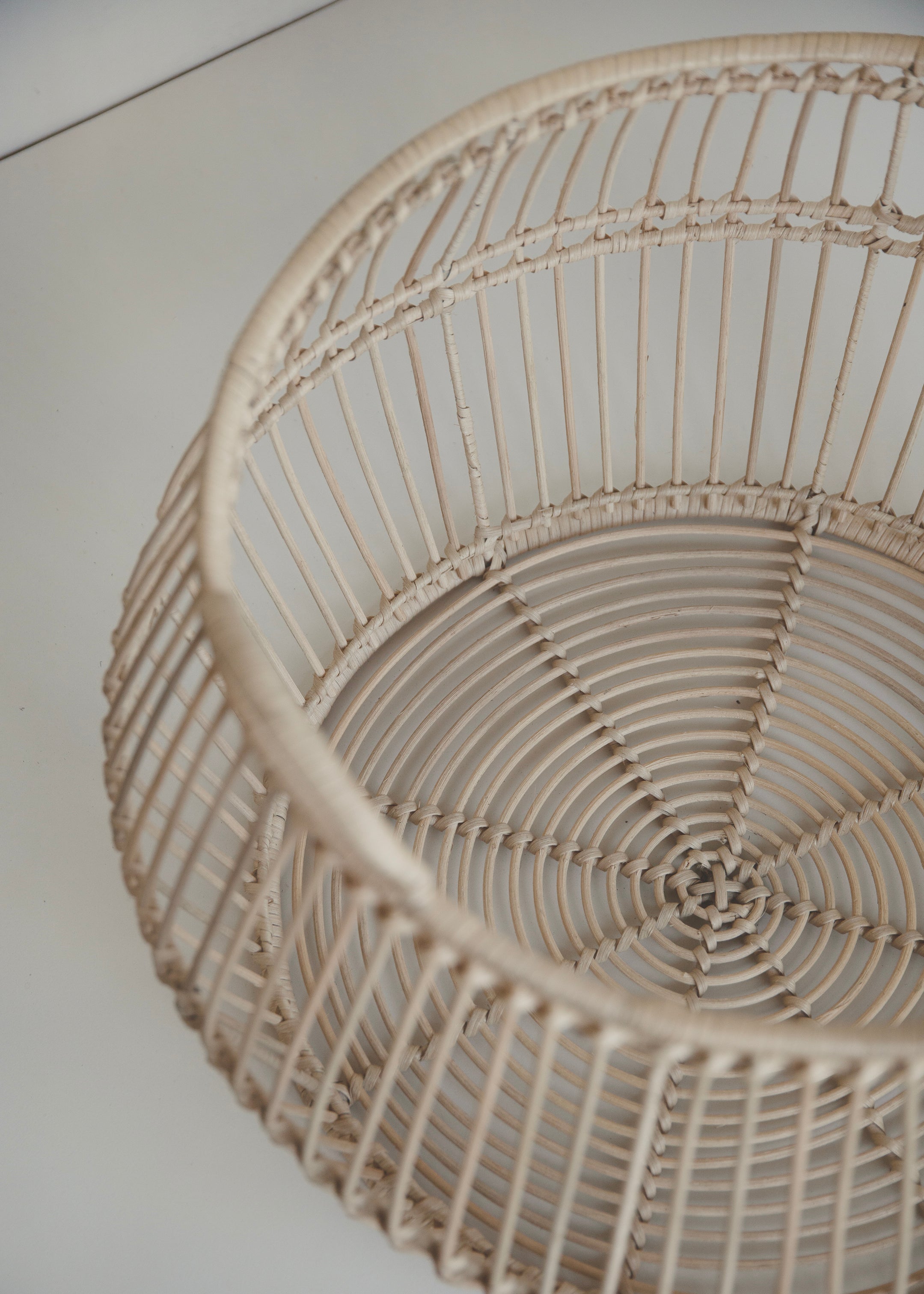 Rattan Basket Diamond / Natural