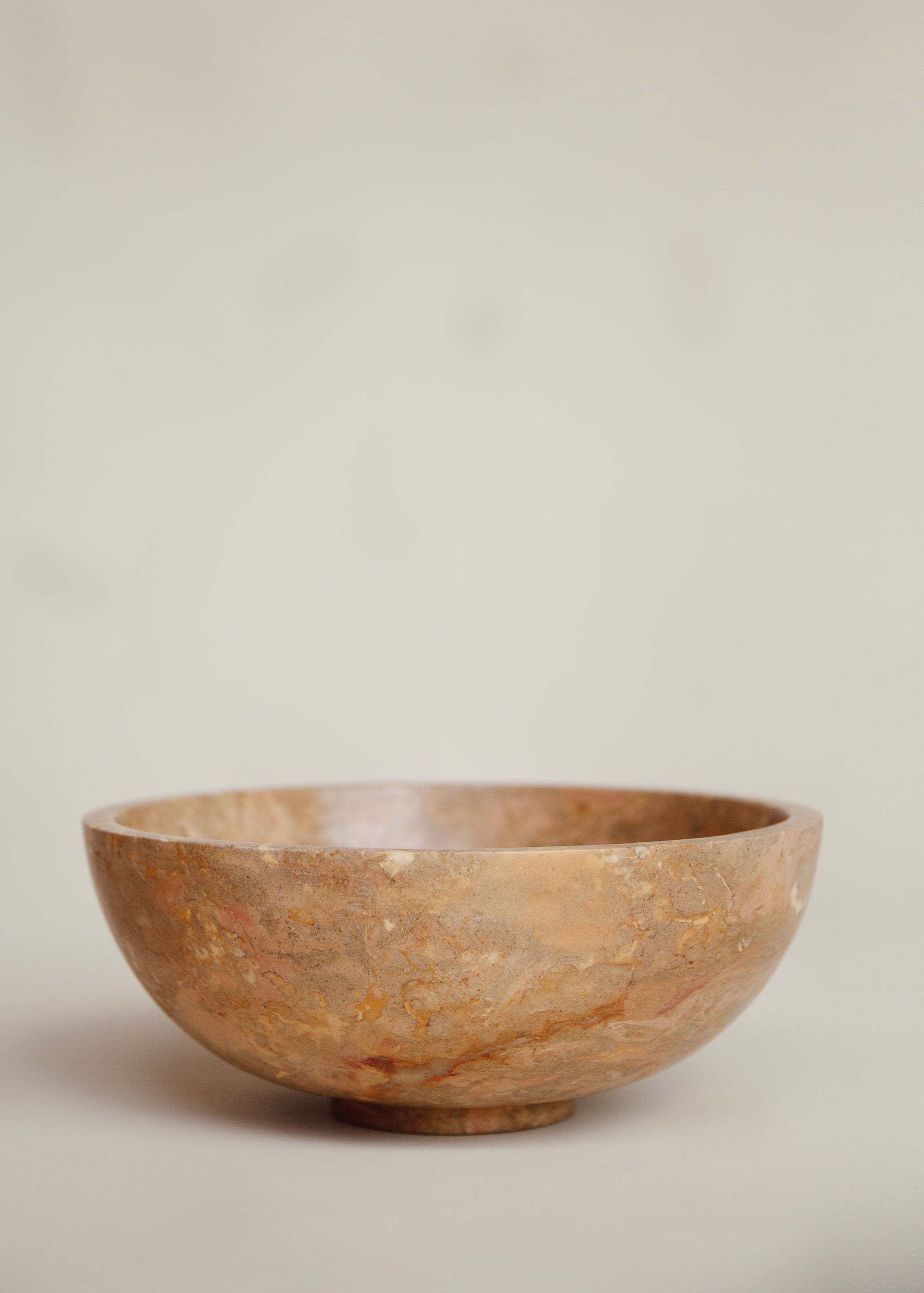 Koji Marble Bowl / Pink Taupe