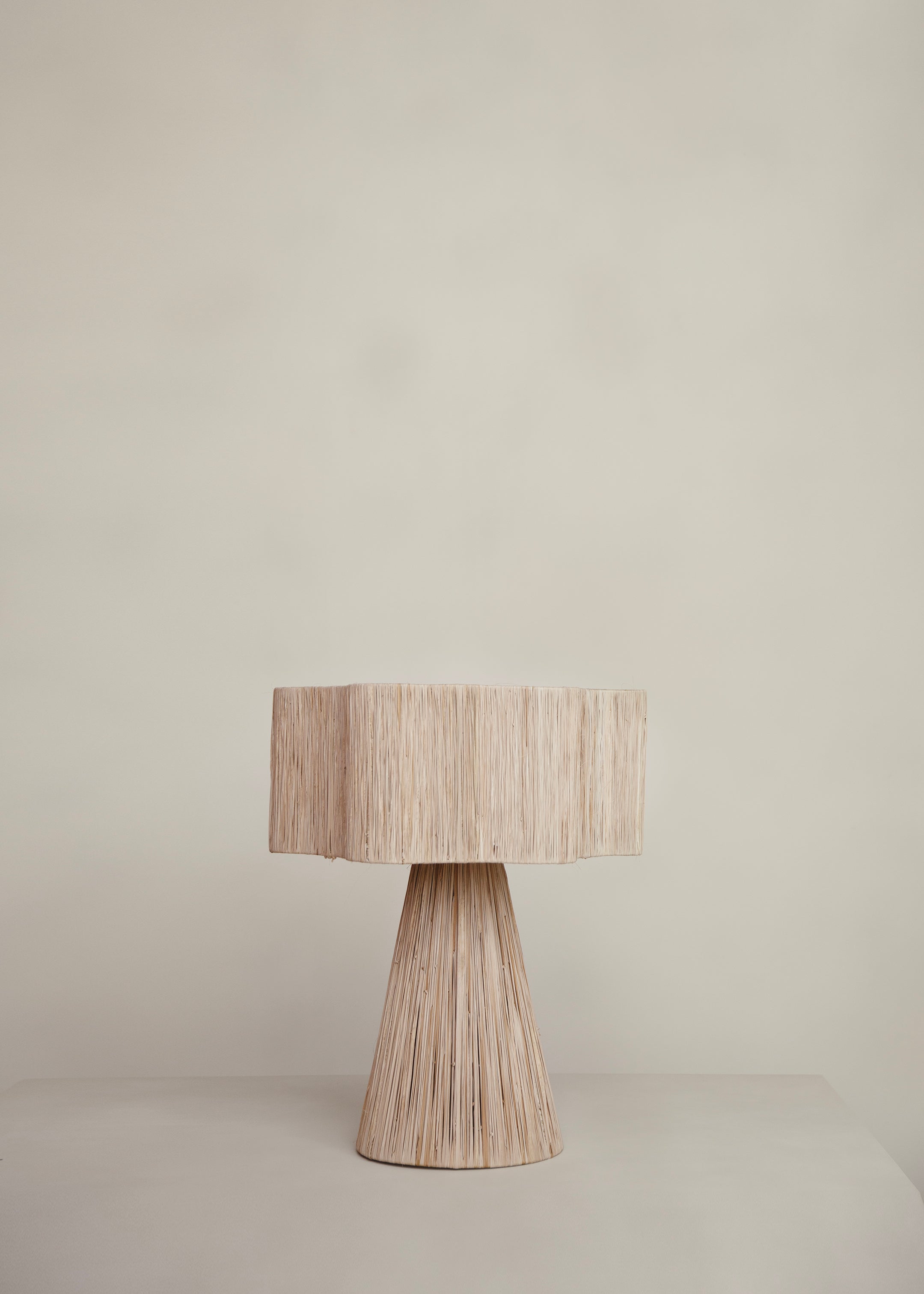 Halo Raffia Table Lamp / Large
