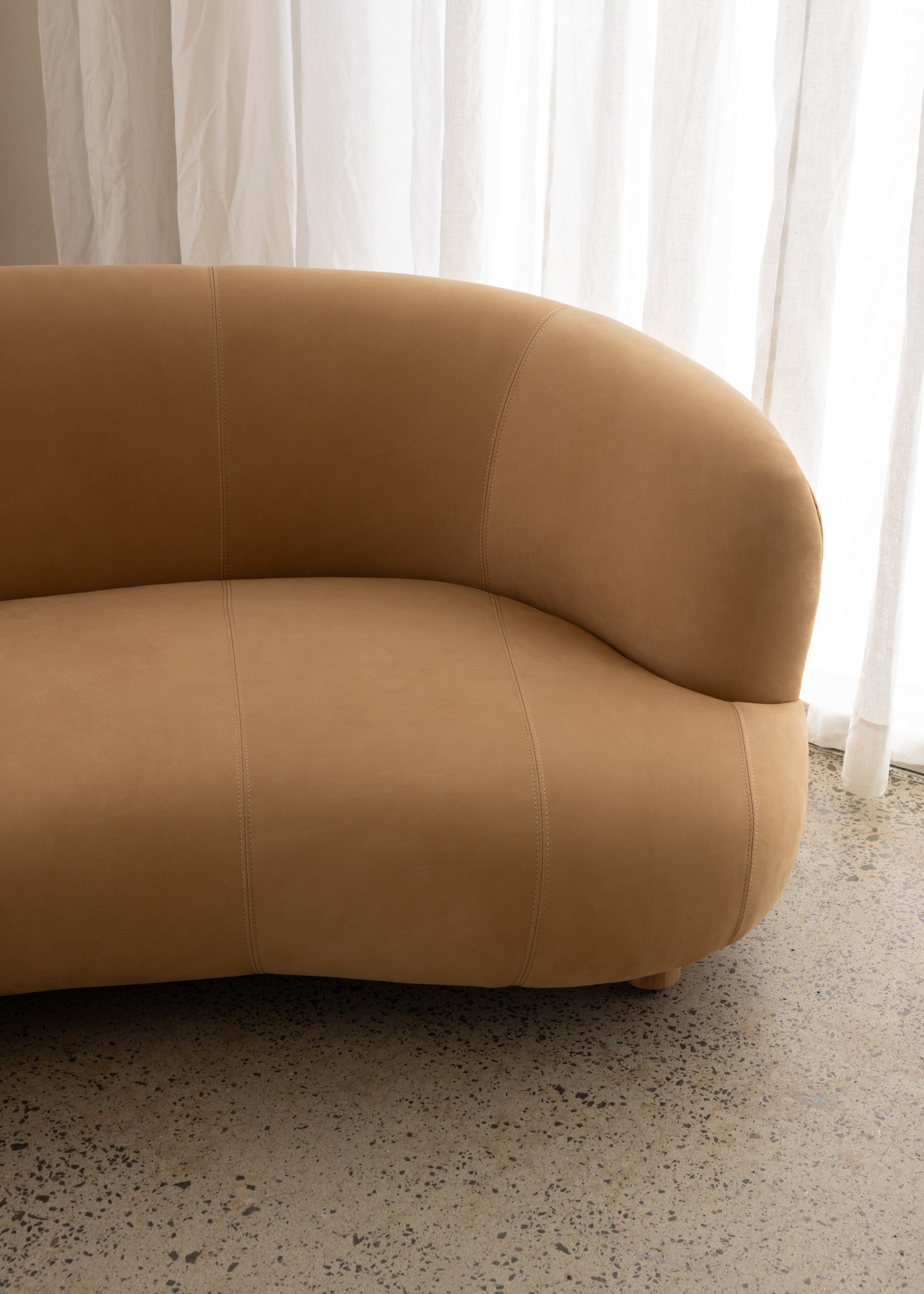 Tribecca Sofa 3 Seat / Leather / Latte