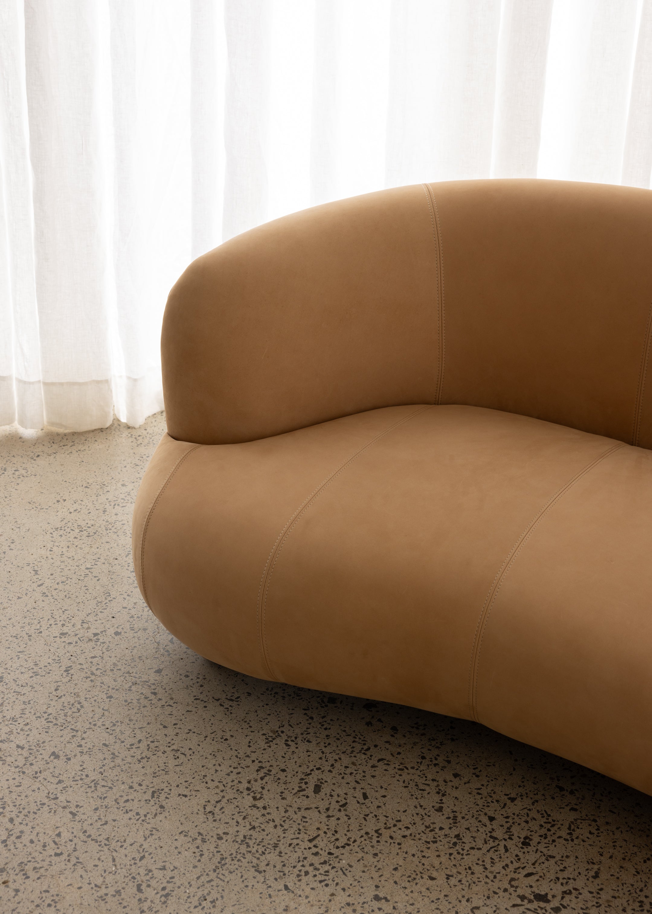 Tribecca Sofa 3 Seat / Leather / Latte