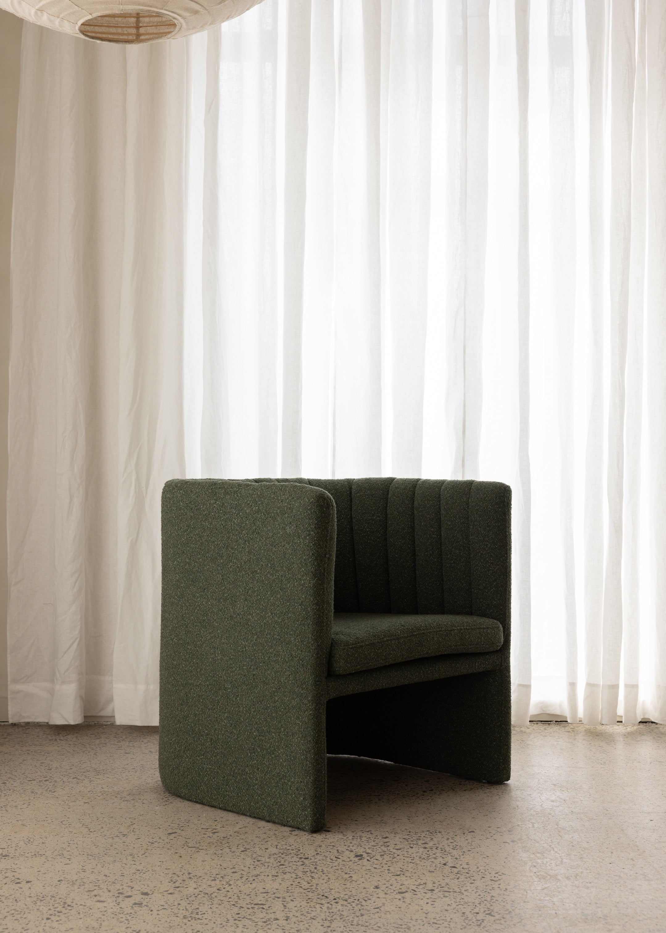 Milano Occasional Chair / Boucle / Green