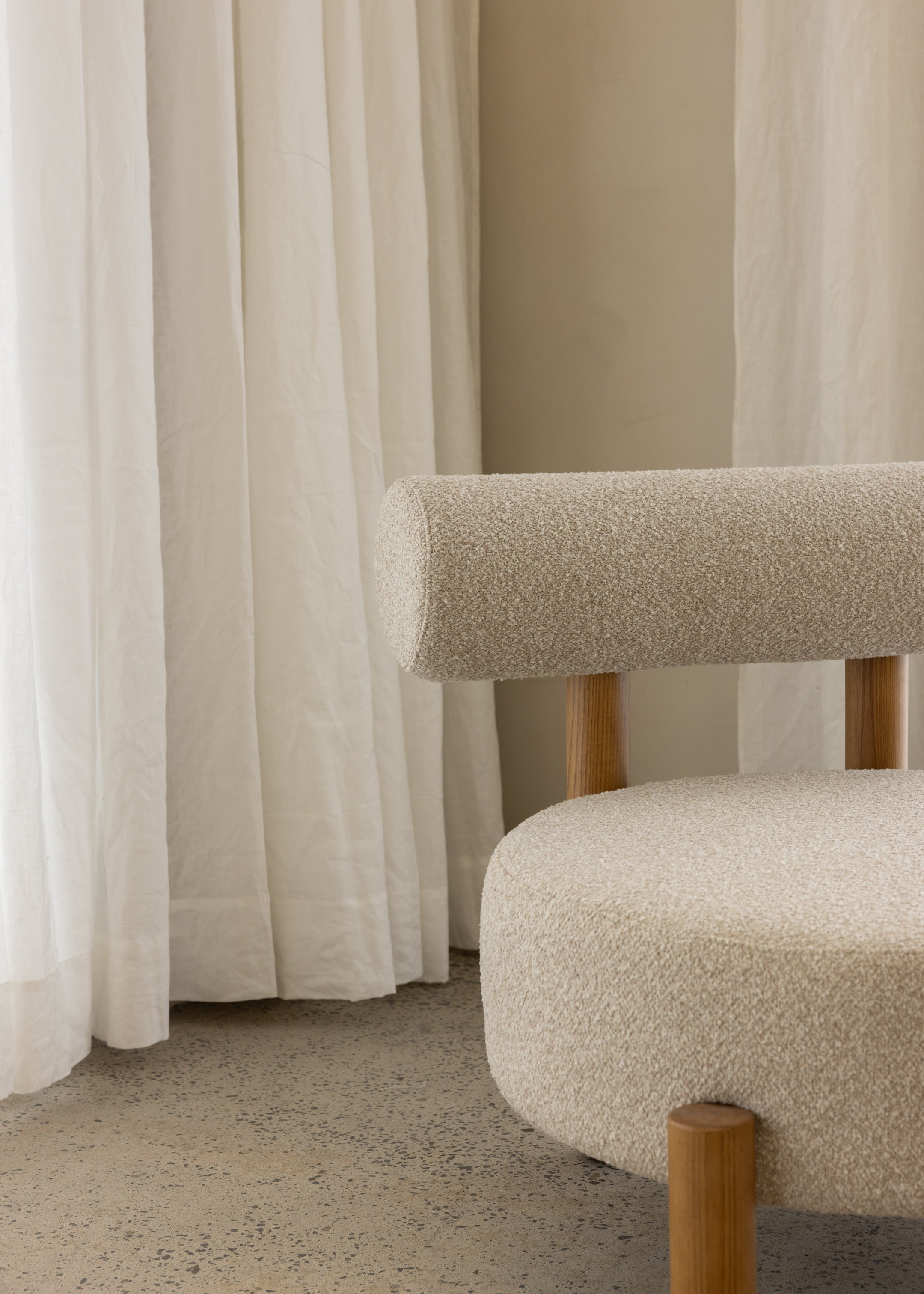 Santos Occasional Chair / Boucle / Natural