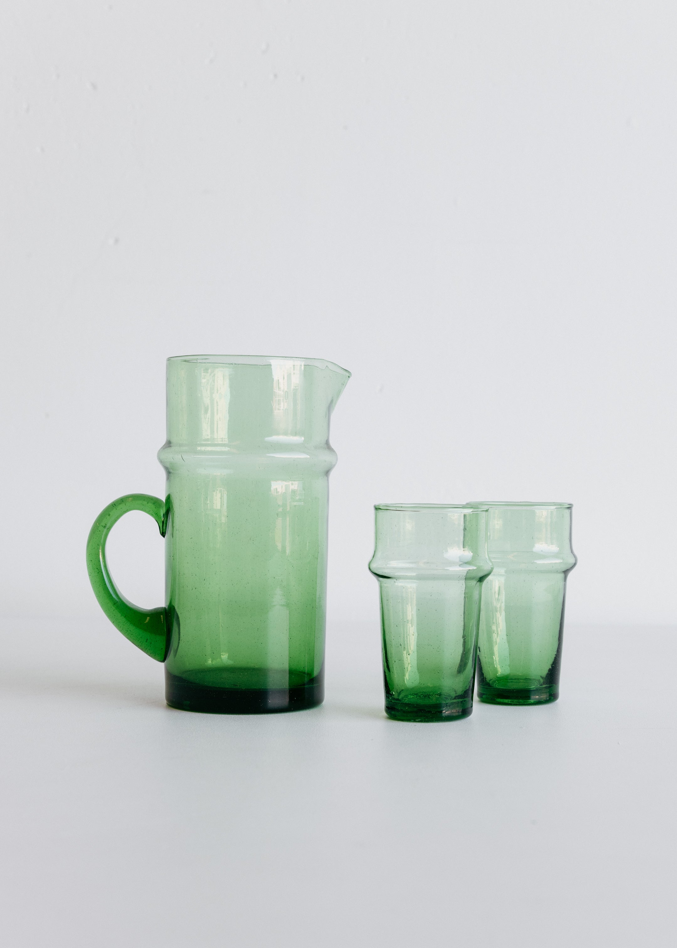 Beldi Moroccan Drinking Glass / Green