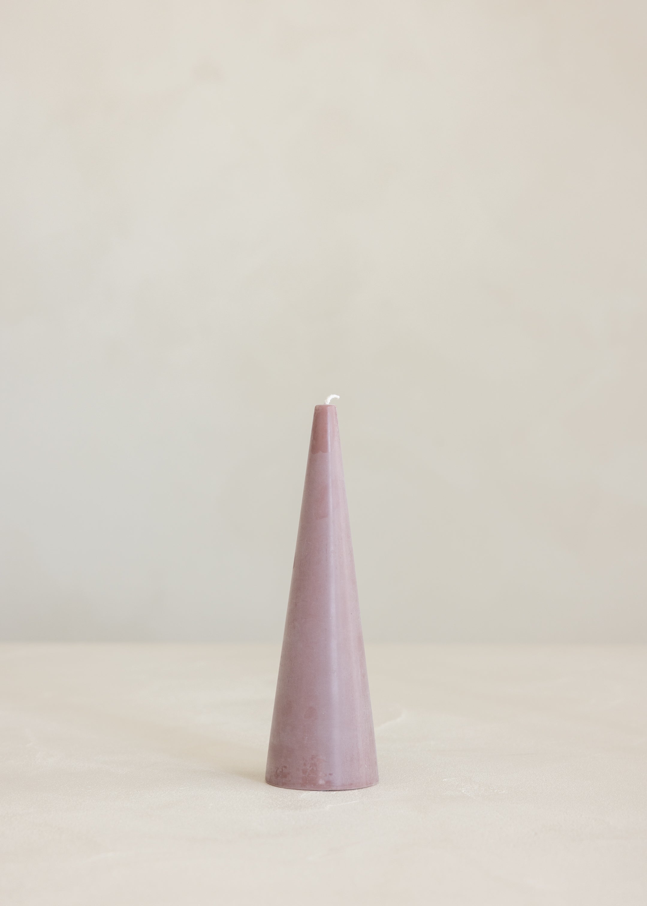 Cone Candle Small / Old Rose