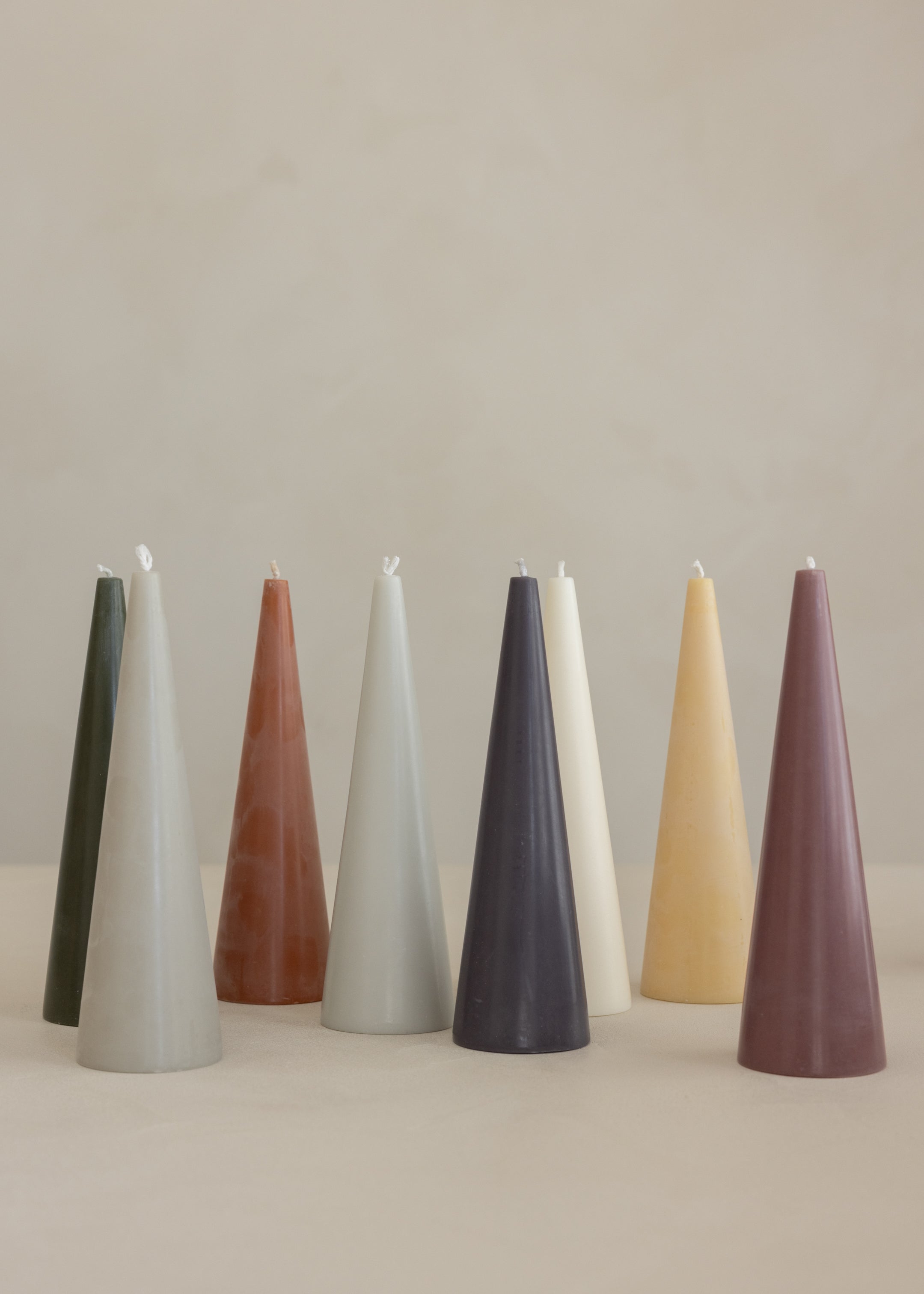 Cone Candle Small / Olive