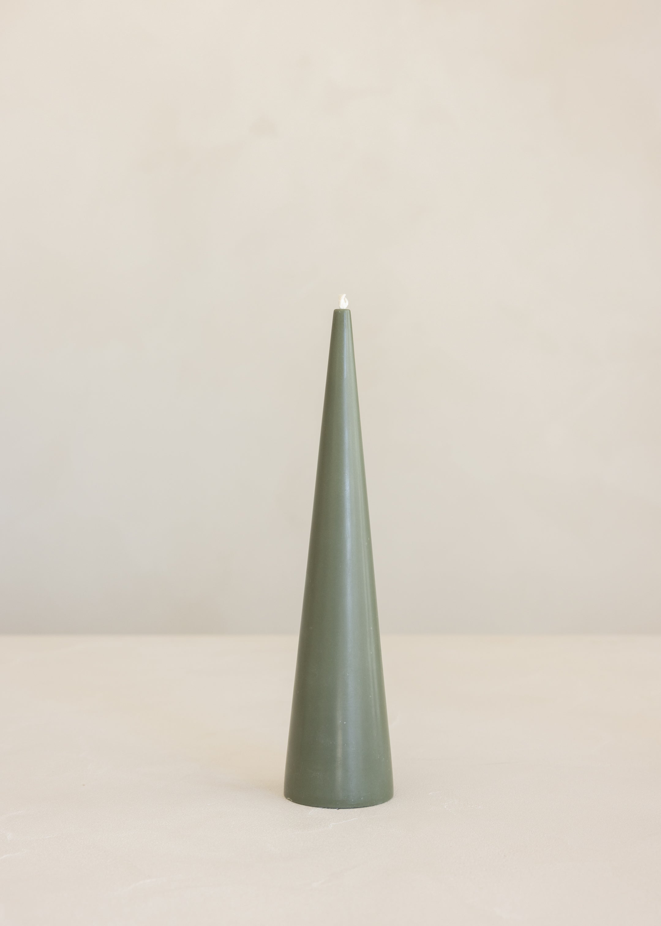 Cone Candle / Olive