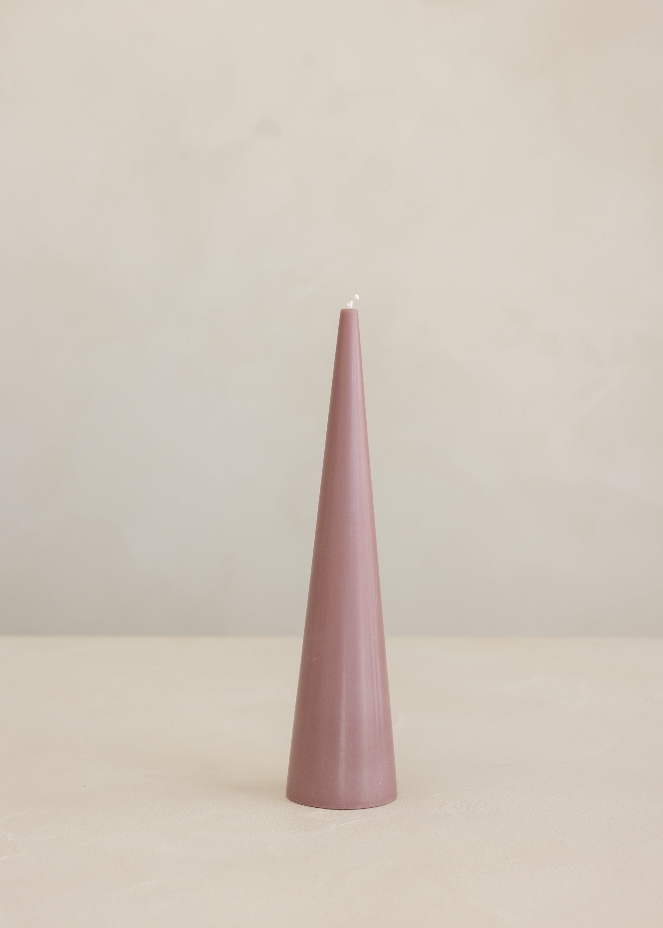 Cone Candle Large / Old Rose