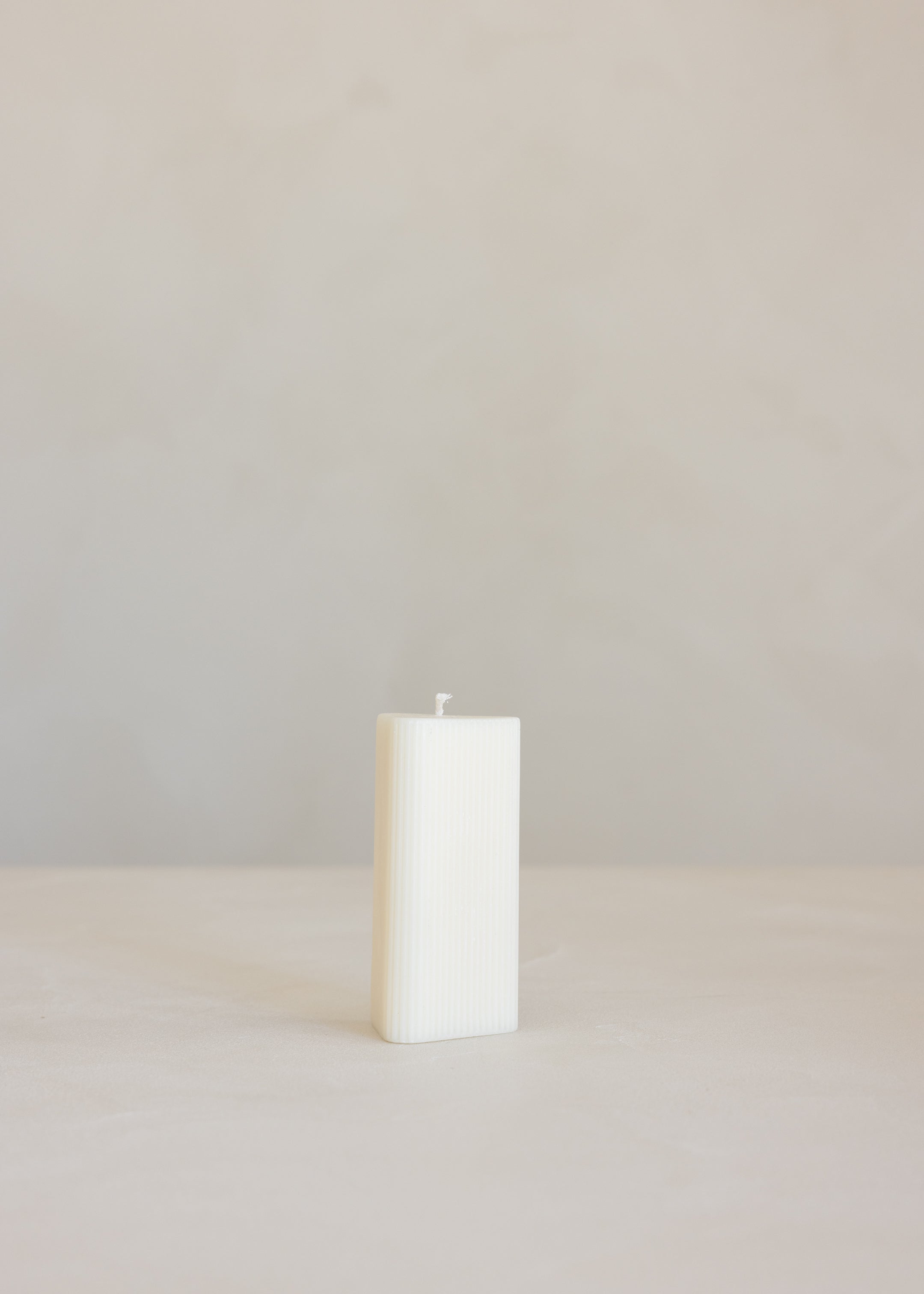 Helix  Pillar Candle Small / Ivory