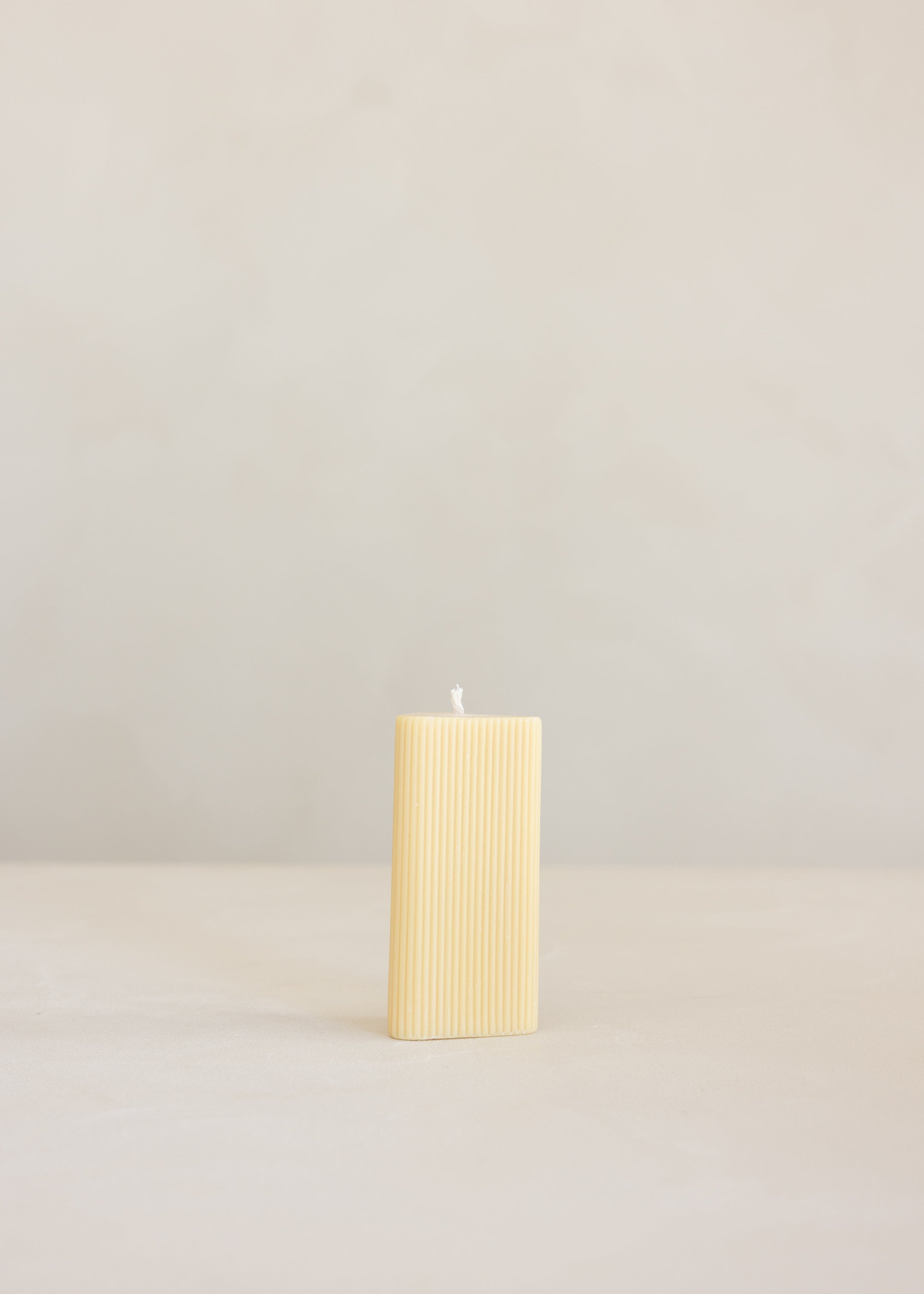 Helix  Pillar Candle Small / Gold