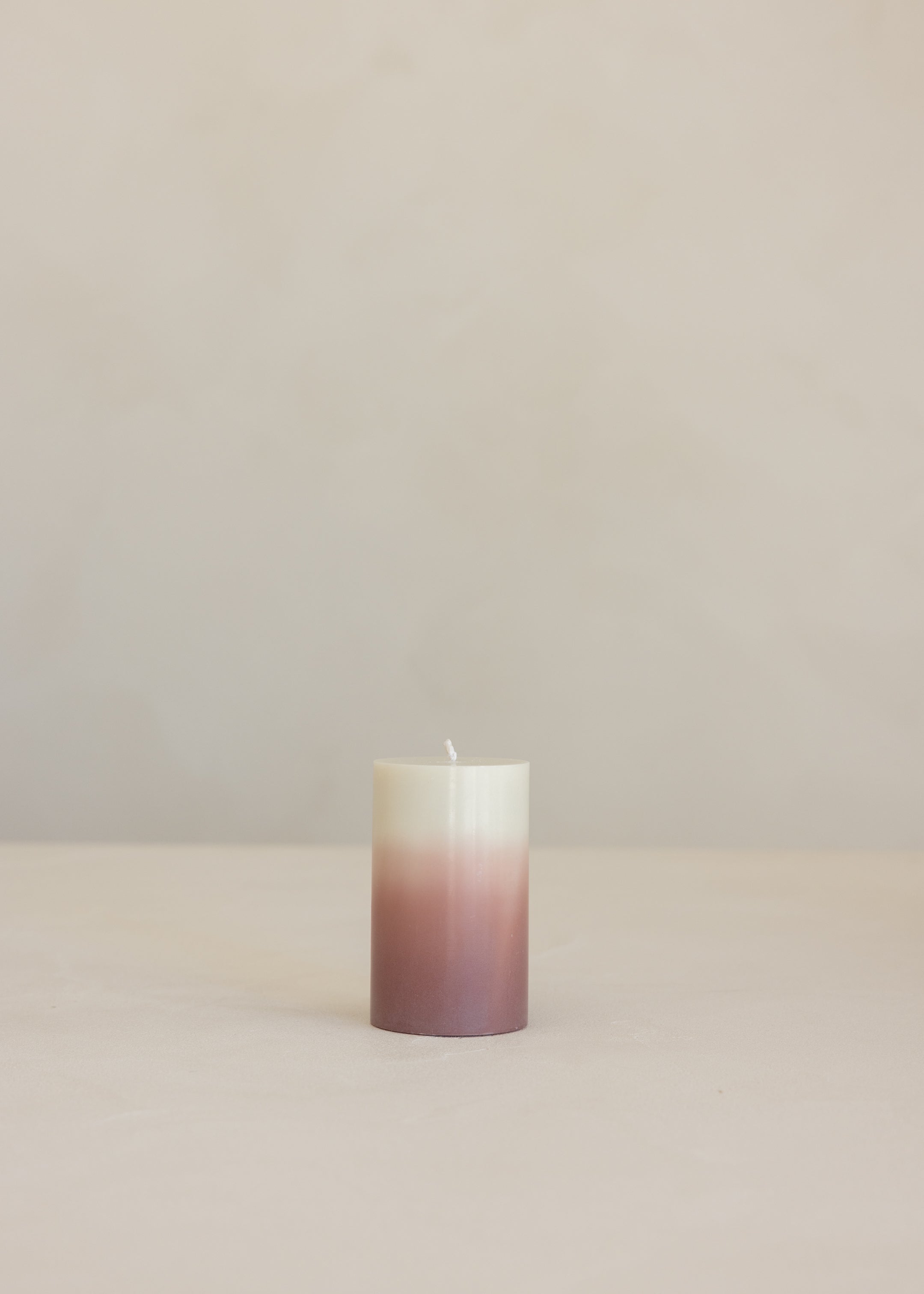 Ombre Candle Small / Old Rose