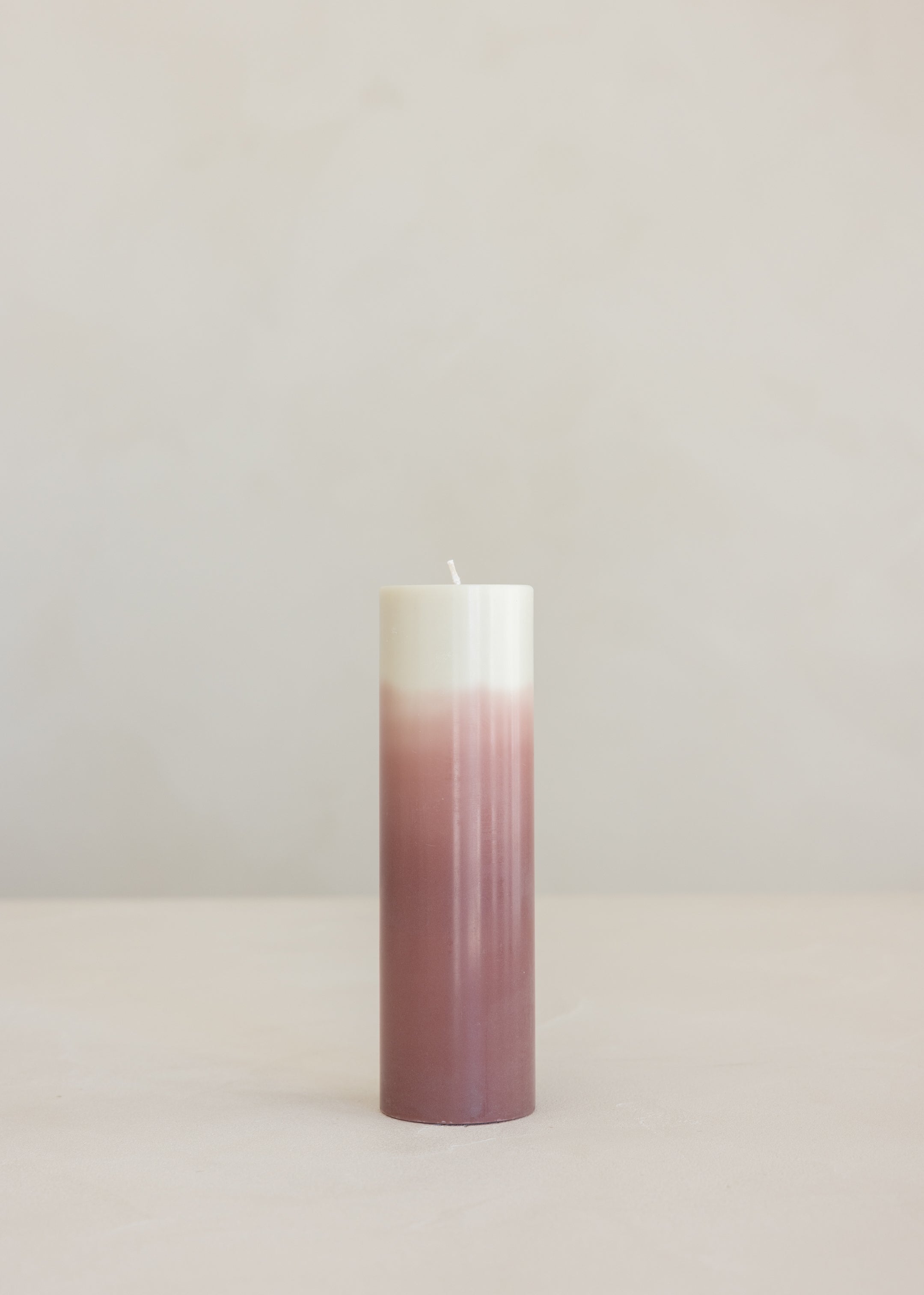 Ombre Candle Large / Old Rose