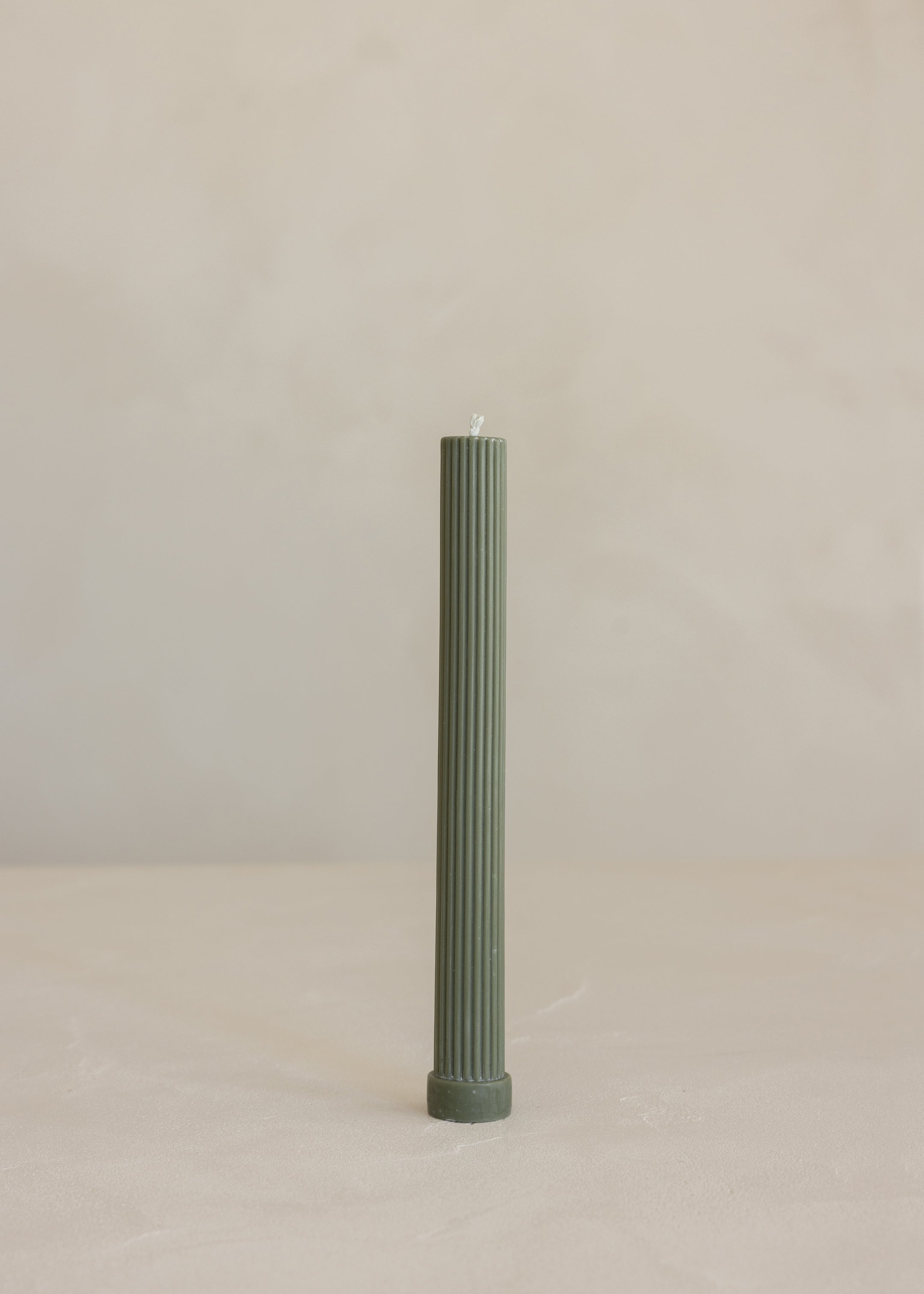 Lone Pillar Candle / Olive